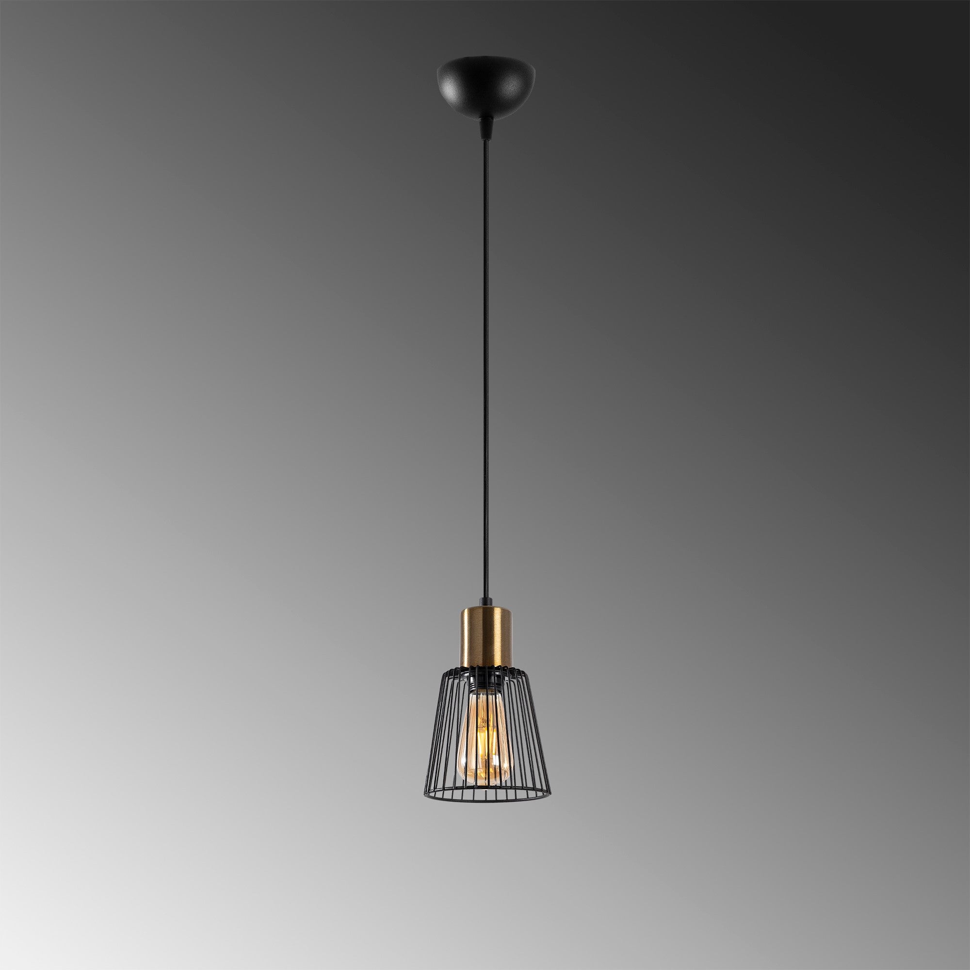 Kemtel - 11850 in Schwarz Antiquität präsentiert im Onlineshop von KAQTU Design AG. Pendelleuchte ist von Opviq