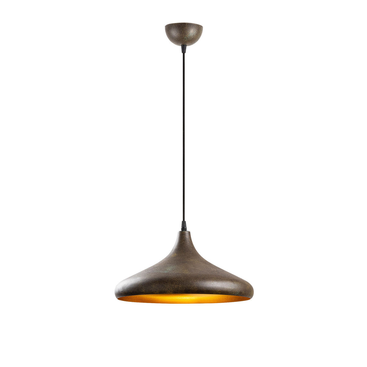 Barek Pendellampe - Patina in Patina präsentiert im Onlineshop von KAQTU Design AG. Pendelleuchte ist von Opviq