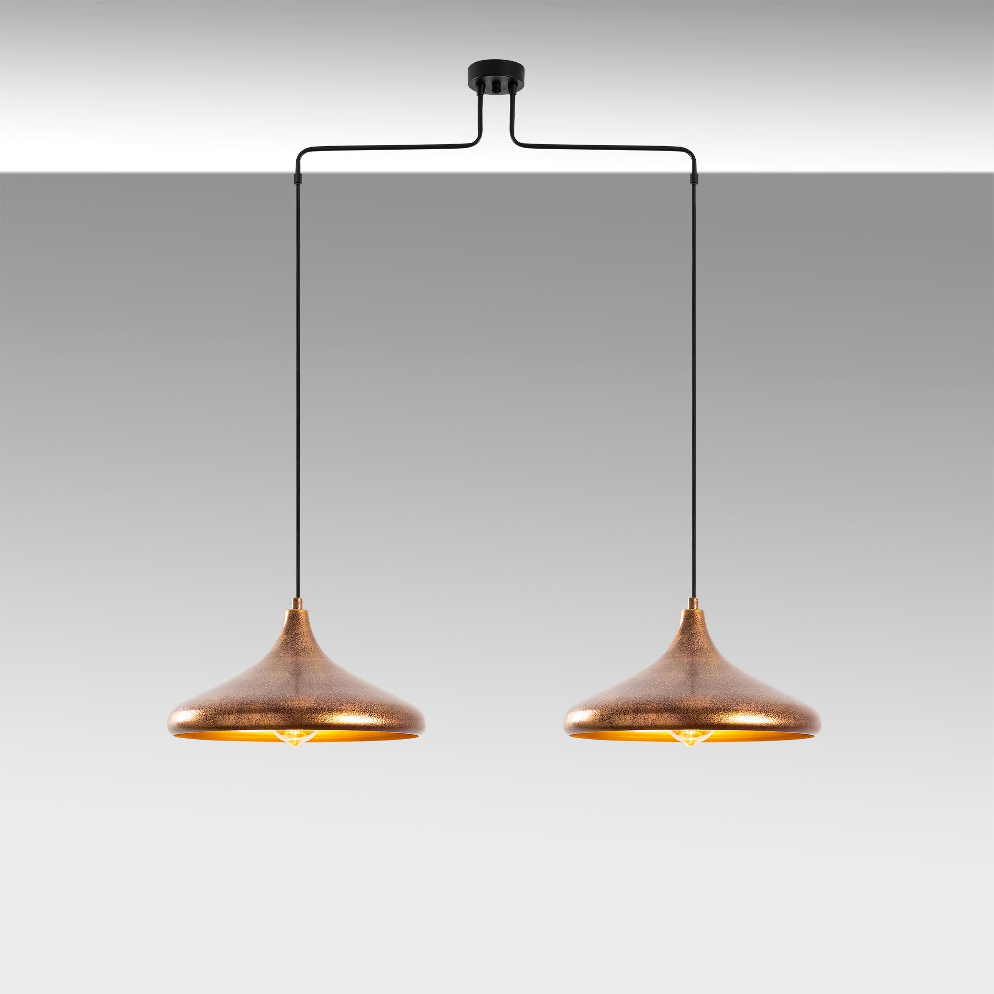 Barek - 11547 in Patina präsentiert im Onlineshop von KAQTU Design AG. Pendelleuchte ist von Opviq