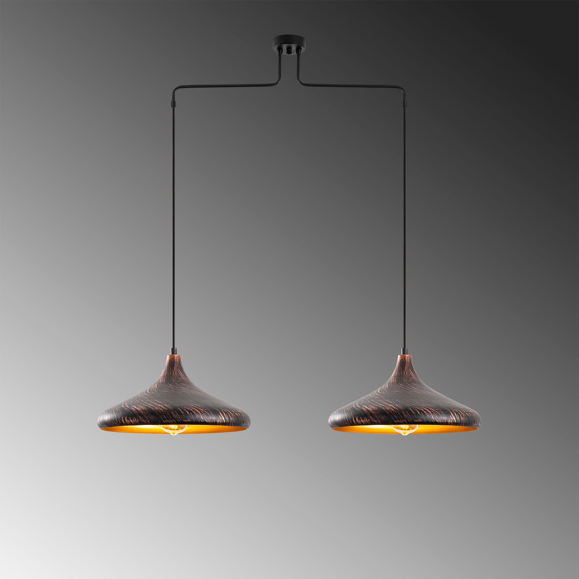 Barek - 11548 in Patina präsentiert im Onlineshop von KAQTU Design AG. Pendelleuchte ist von Opviq