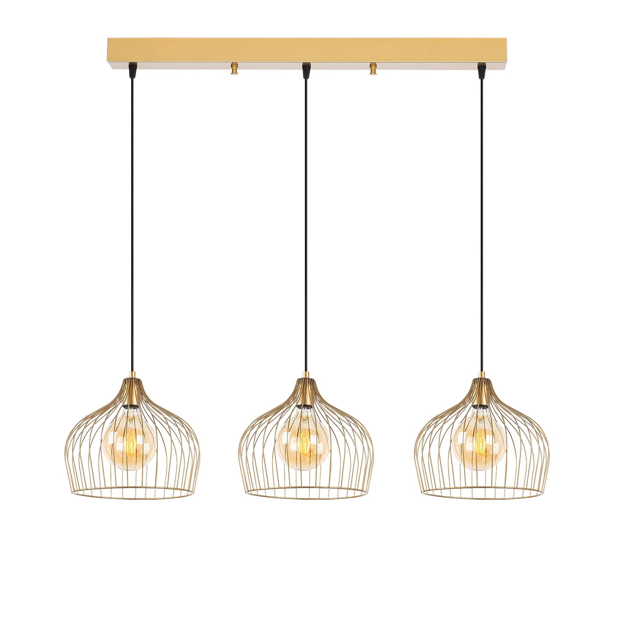 Bek - 11376 in Glänzendes Gold präsentiert im Onlineshop von KAQTU Design AG. Pendelleuchte ist von Opviq