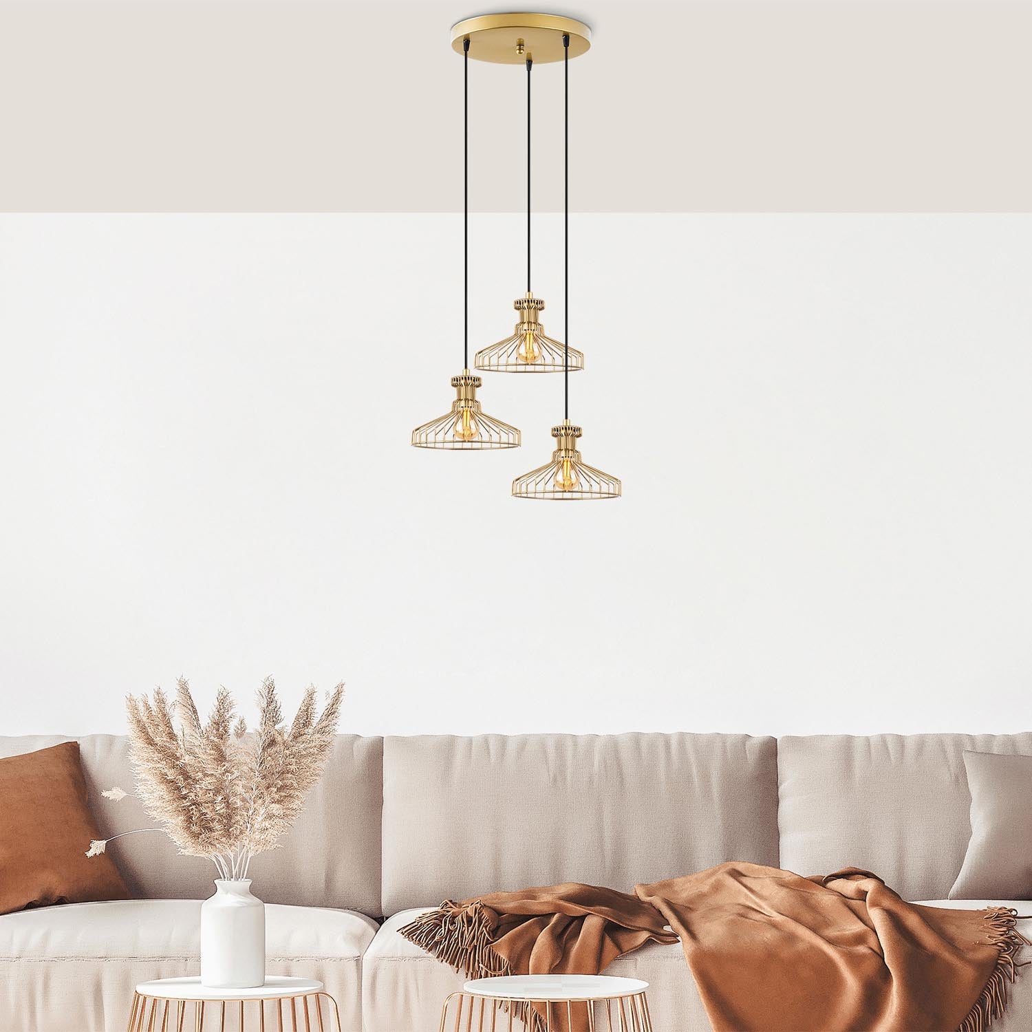Events - 11241 in Glänzendes Gold präsentiert im Onlineshop von KAQTU Design AG. Pendelleuchte ist von Opviq