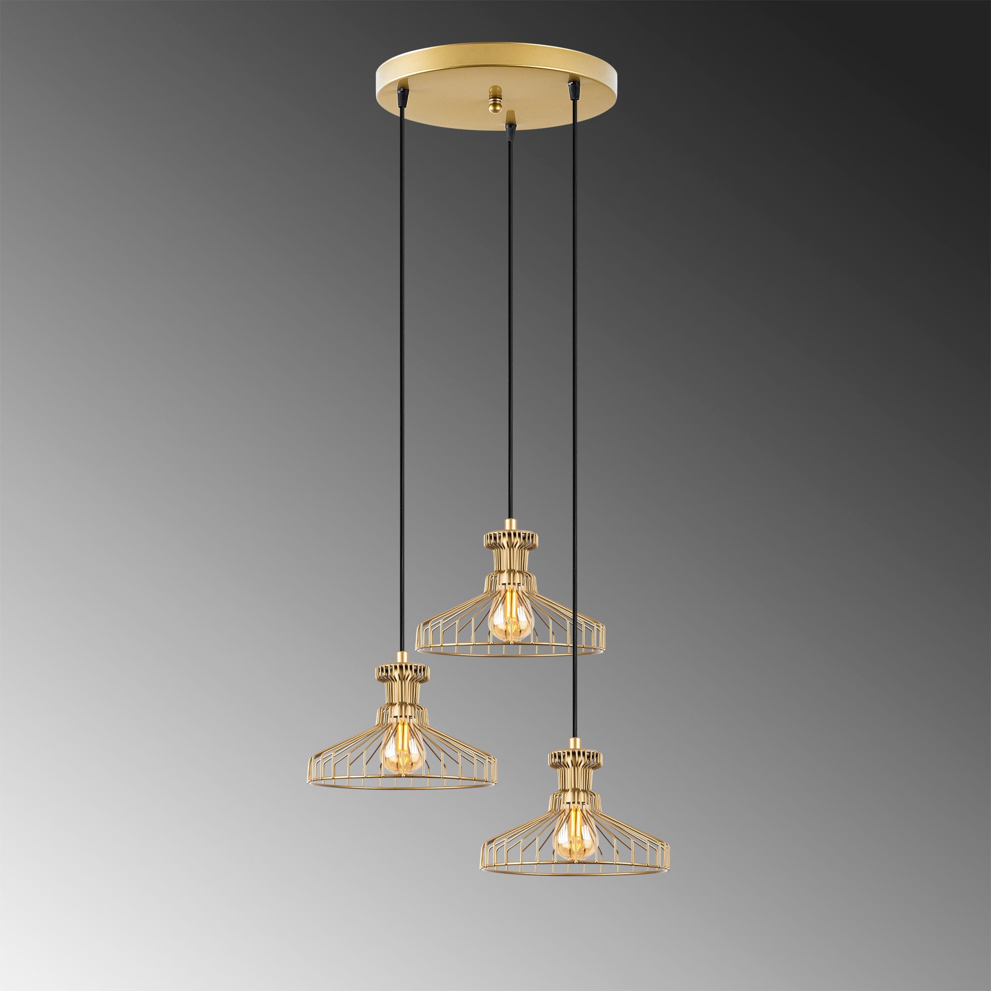 Events - 11241 in Glänzendes Gold präsentiert im Onlineshop von KAQTU Design AG. Pendelleuchte ist von Opviq