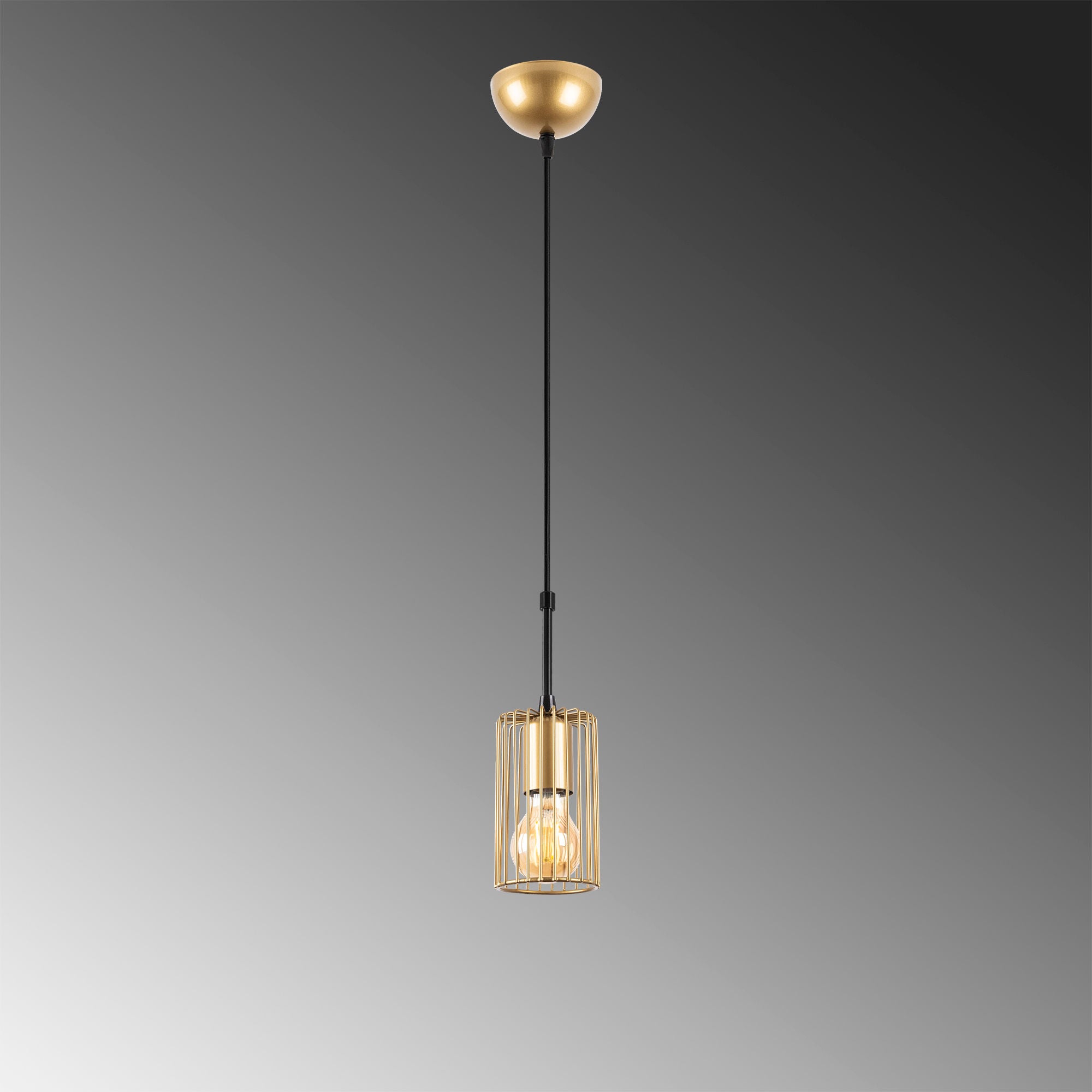 Kemtel - 11846 in Glänzendes Gold präsentiert im Onlineshop von KAQTU Design AG. Pendelleuchte ist von Opviq