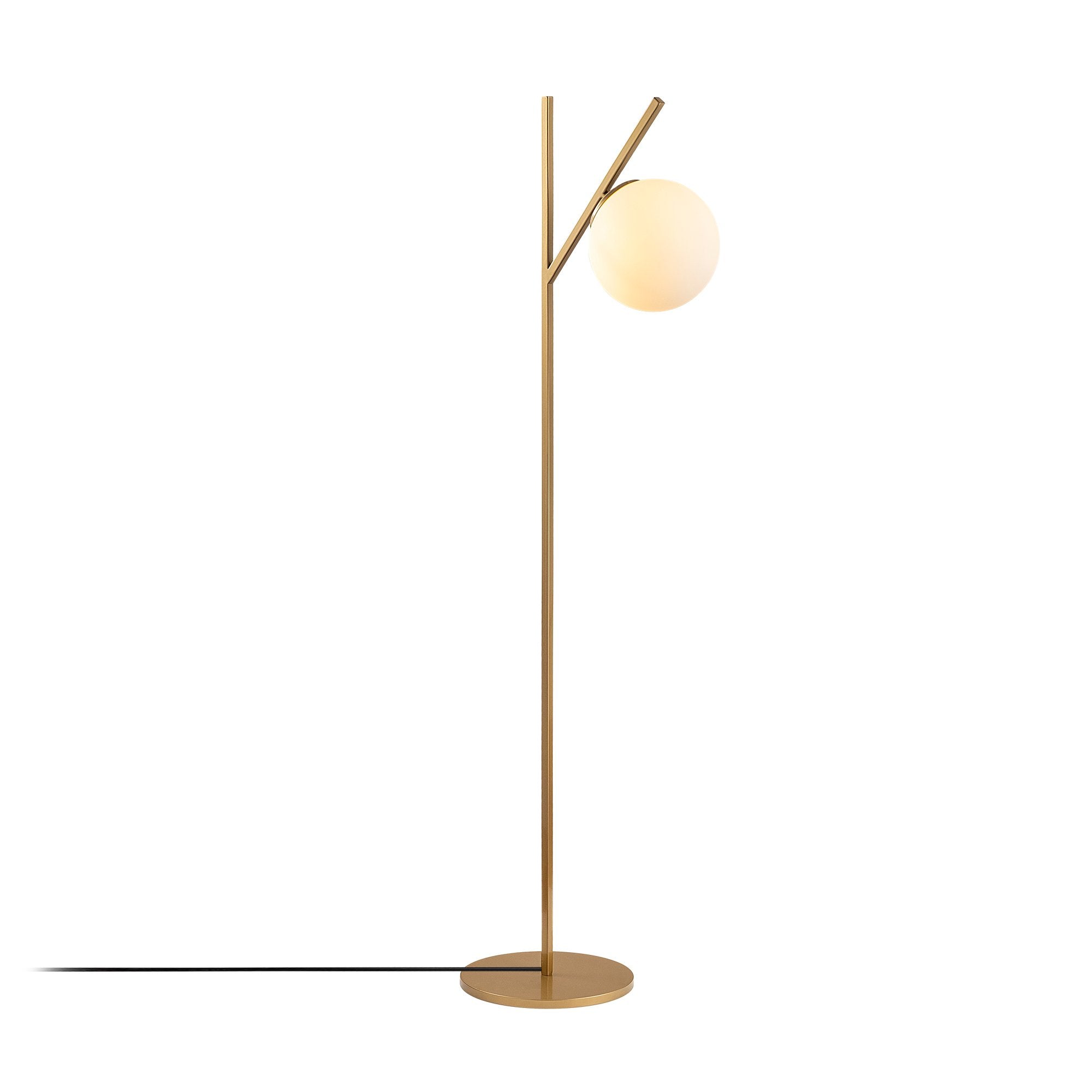 Fork - 13028 in Gold präsentiert im Onlineshop von KAQTU Design AG. Stehleuchte ist von Opviq