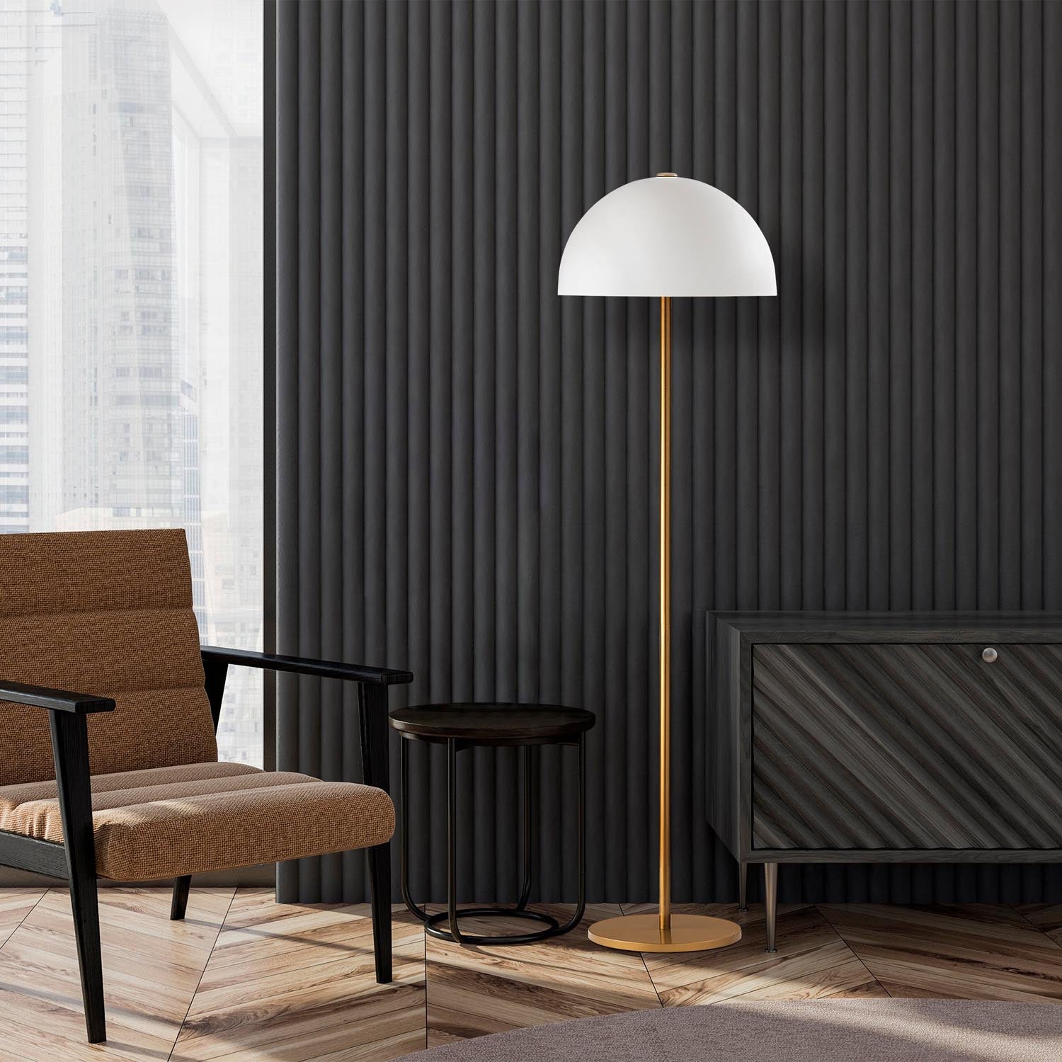 Mixed - 11514 in Gold präsentiert im Onlineshop von KAQTU Design AG. Stehleuchte ist von Opviq