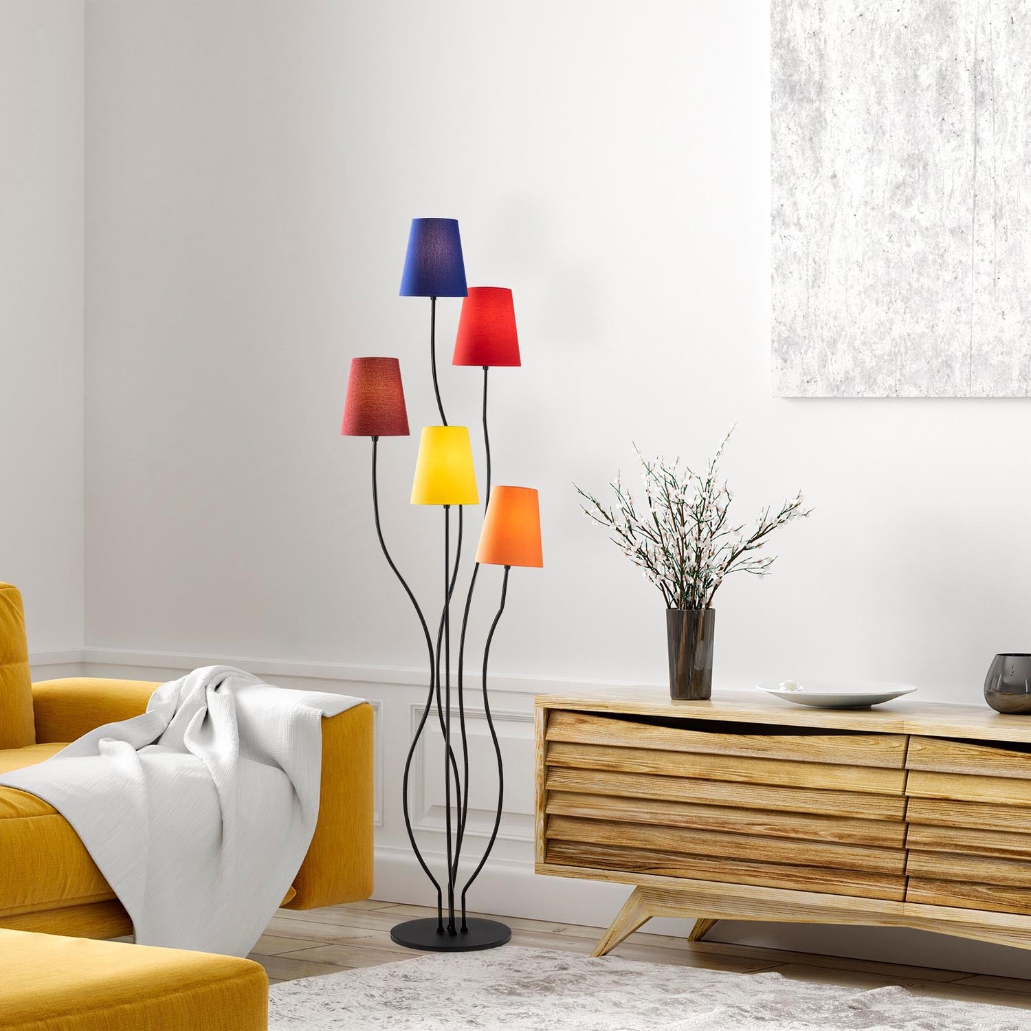 Bonibon - 13232 in Mehrfarbig präsentiert im Onlineshop von KAQTU Design AG. Stehleuchte ist von Opviq