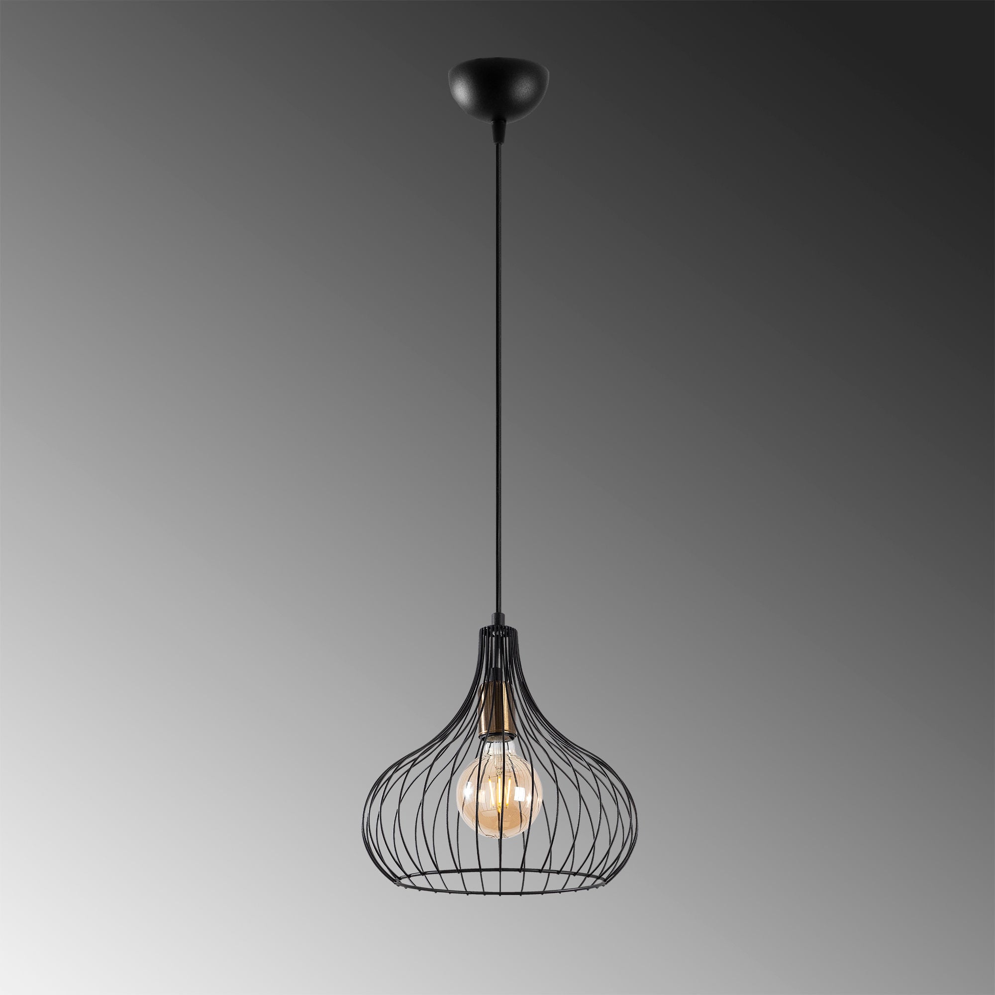 Teldamla - 11905 in Schwarz Antiquität präsentiert im Onlineshop von KAQTU Design AG. Pendelleuchte ist von Opviq