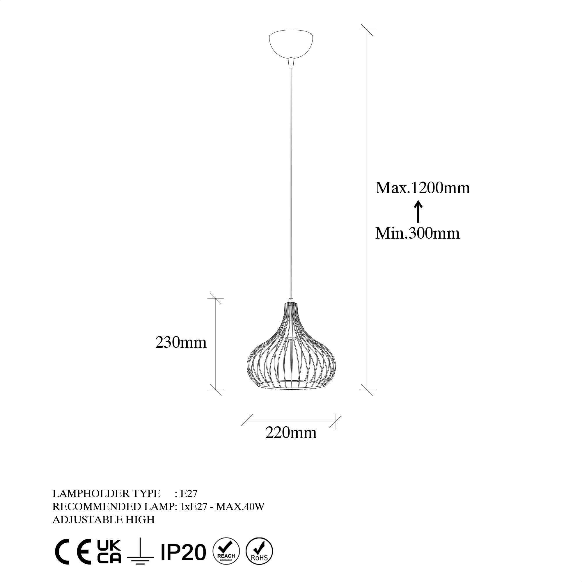 Teldamla - 11905 in Schwarz Antiquität präsentiert im Onlineshop von KAQTU Design AG. Pendelleuchte ist von Opviq