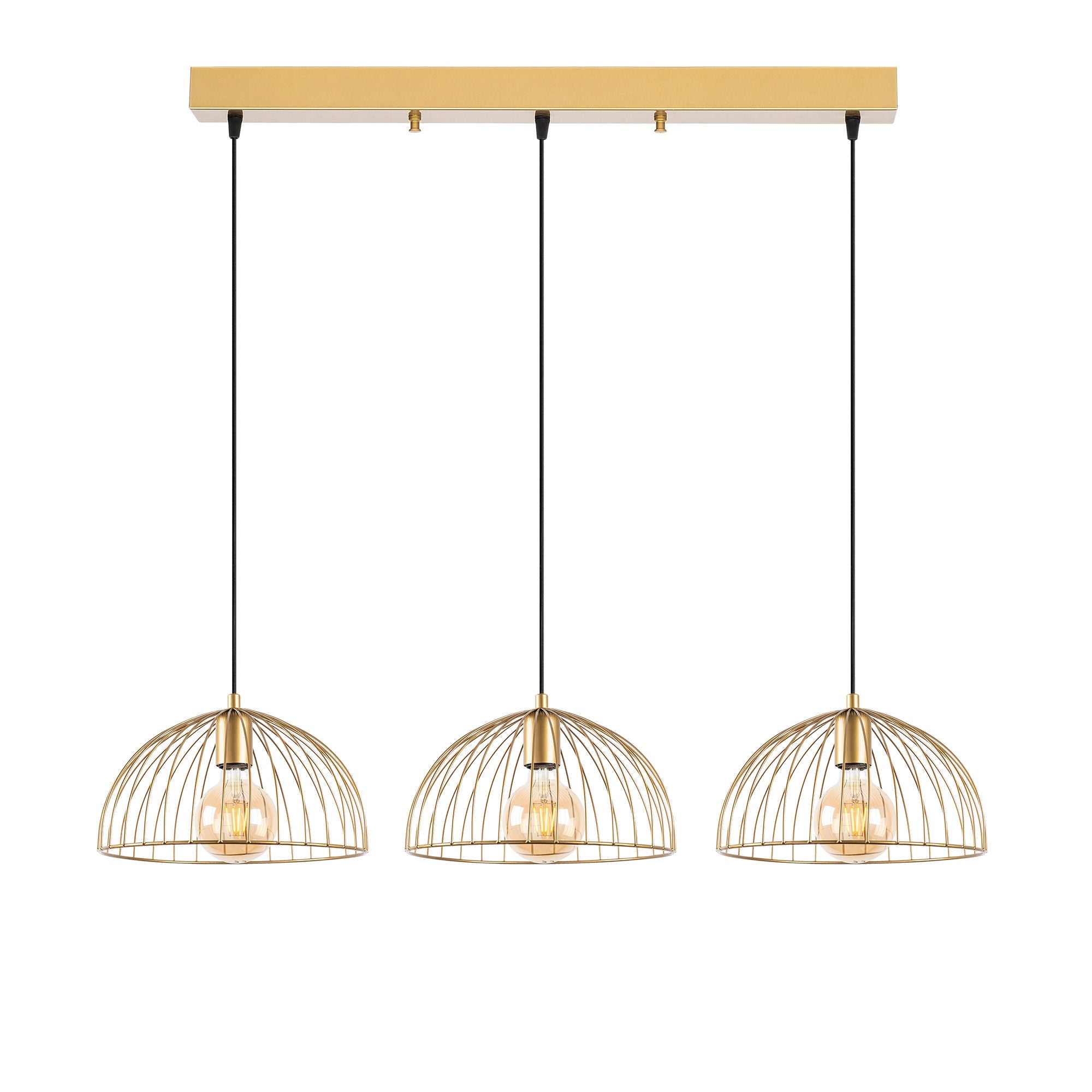 Telkure - 11995 in Glänzendes Gold präsentiert im Onlineshop von KAQTU Design AG. Pendelleuchte ist von Opviq