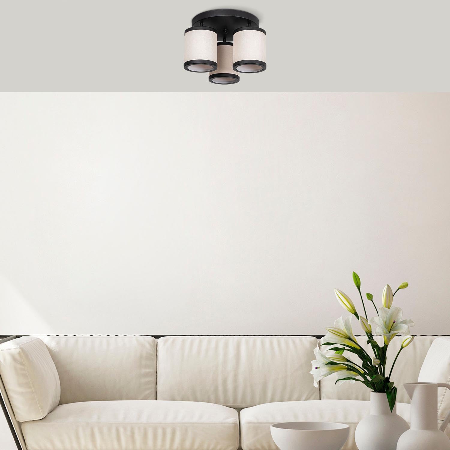 Way - 11626 in Schwarz Weiss präsentiert im Onlineshop von KAQTU Design AG. Deckenleuchte ist von Opviq