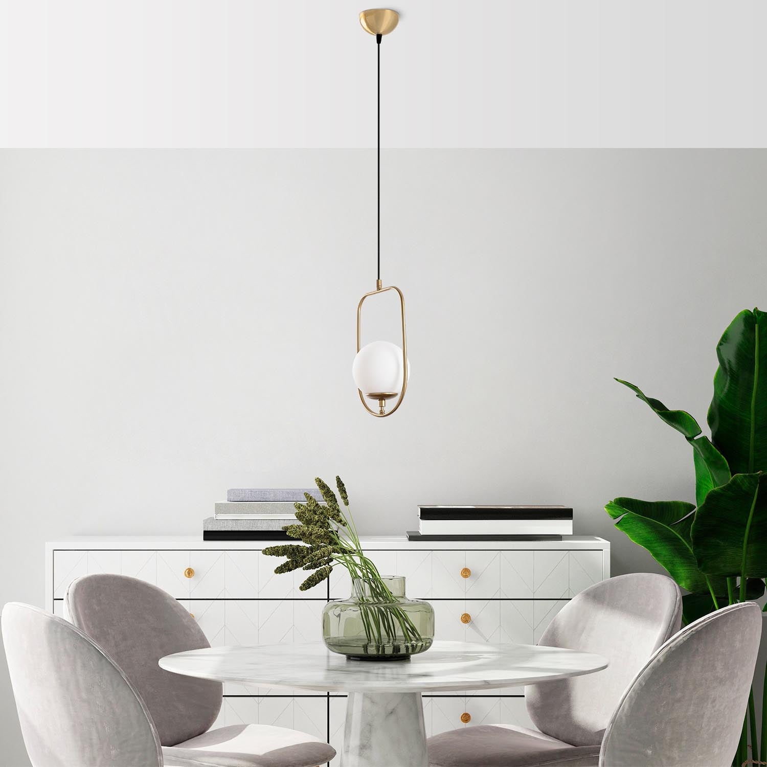 Skew - 13445 in Gold präsentiert im Onlineshop von KAQTU Design AG. Pendelleuchte ist von Opviq