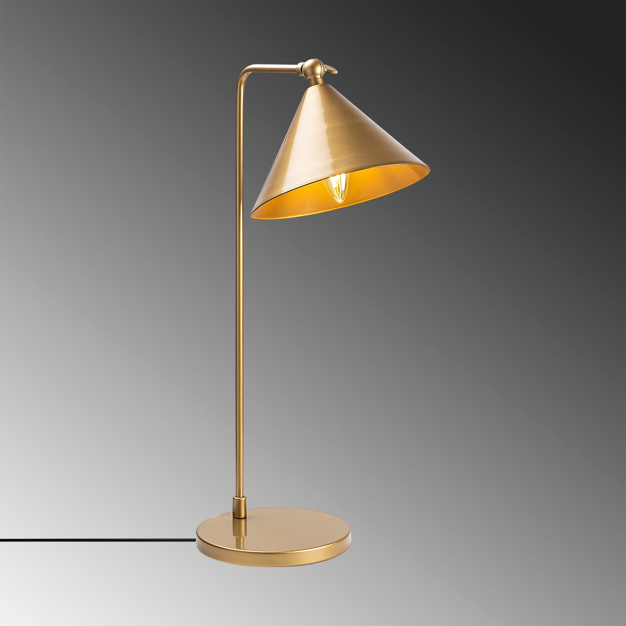 Konika - 12266 in Gold präsentiert im Onlineshop von KAQTU Design AG. Tischleuchte ist von Opviq