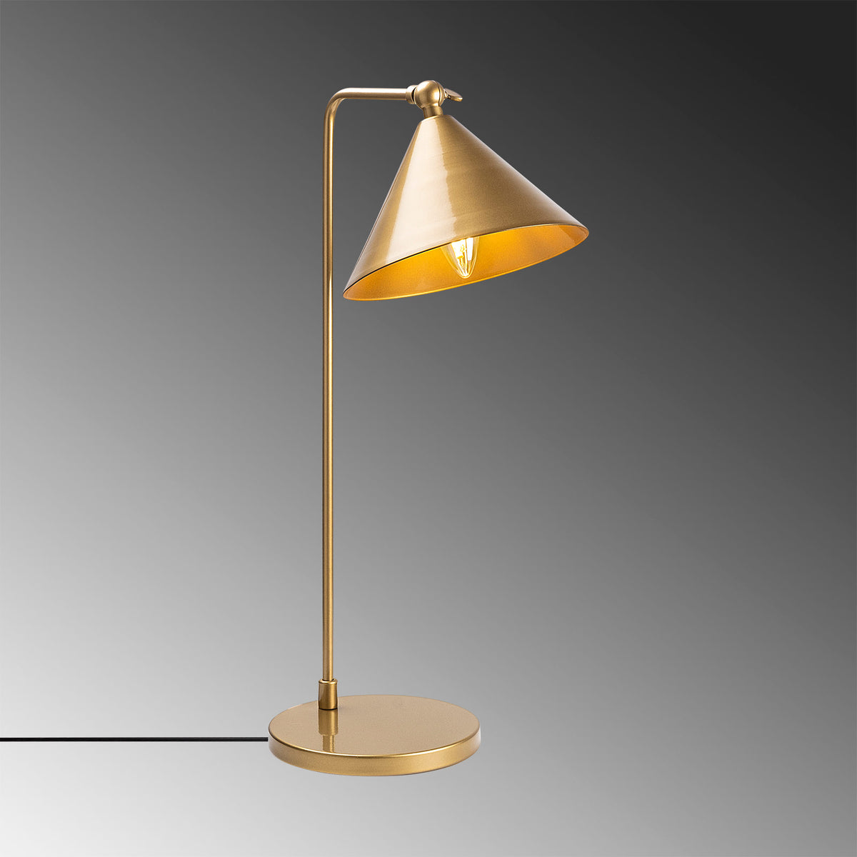 Konika Tischleuchte - Gold in Gold präsentiert im Onlineshop von KAQTU Design AG. Tischleuchte ist von Opviq