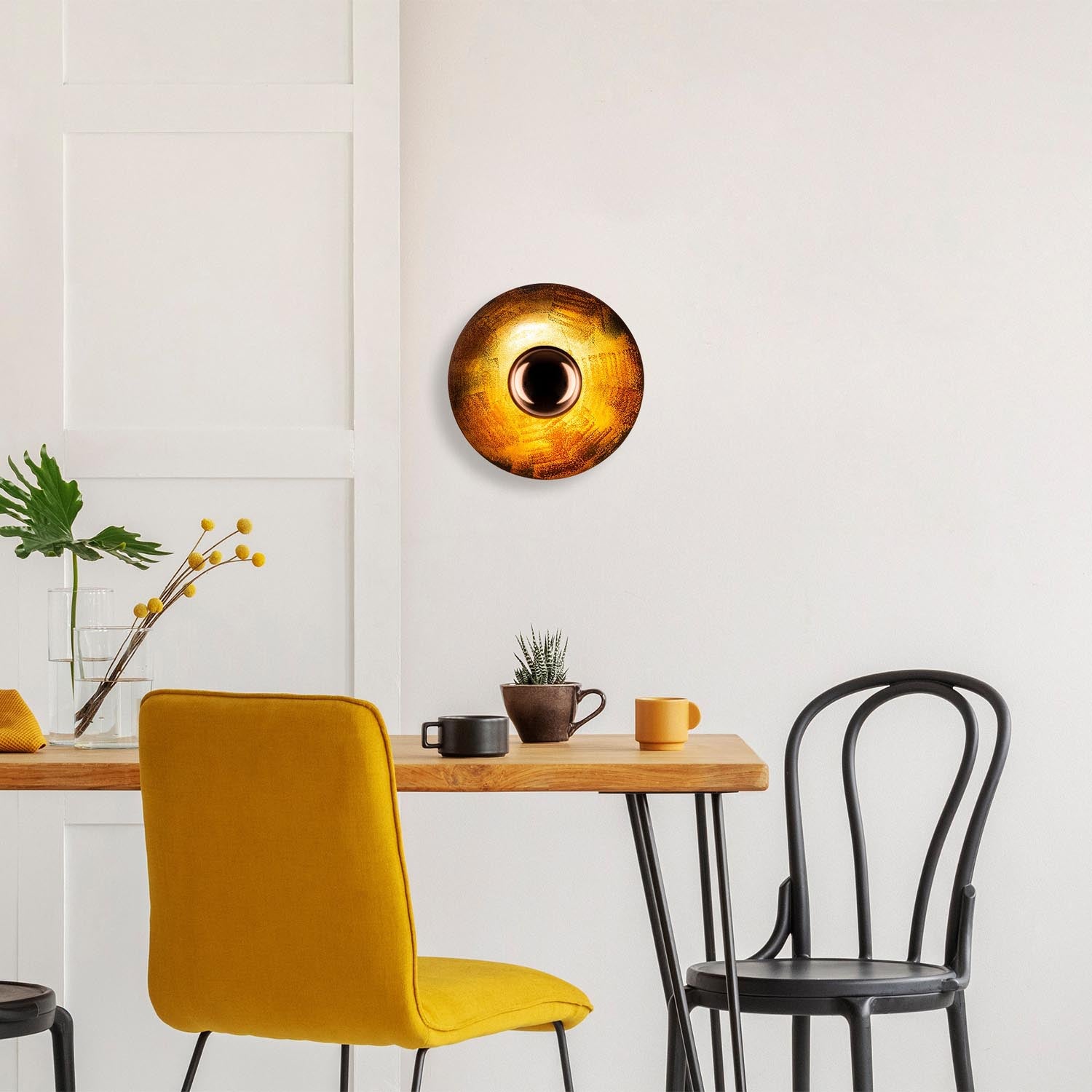 Kurt - 13350 in Kupfer präsentiert im Onlineshop von KAQTU Design AG. Wandleuchte ist von Opviq