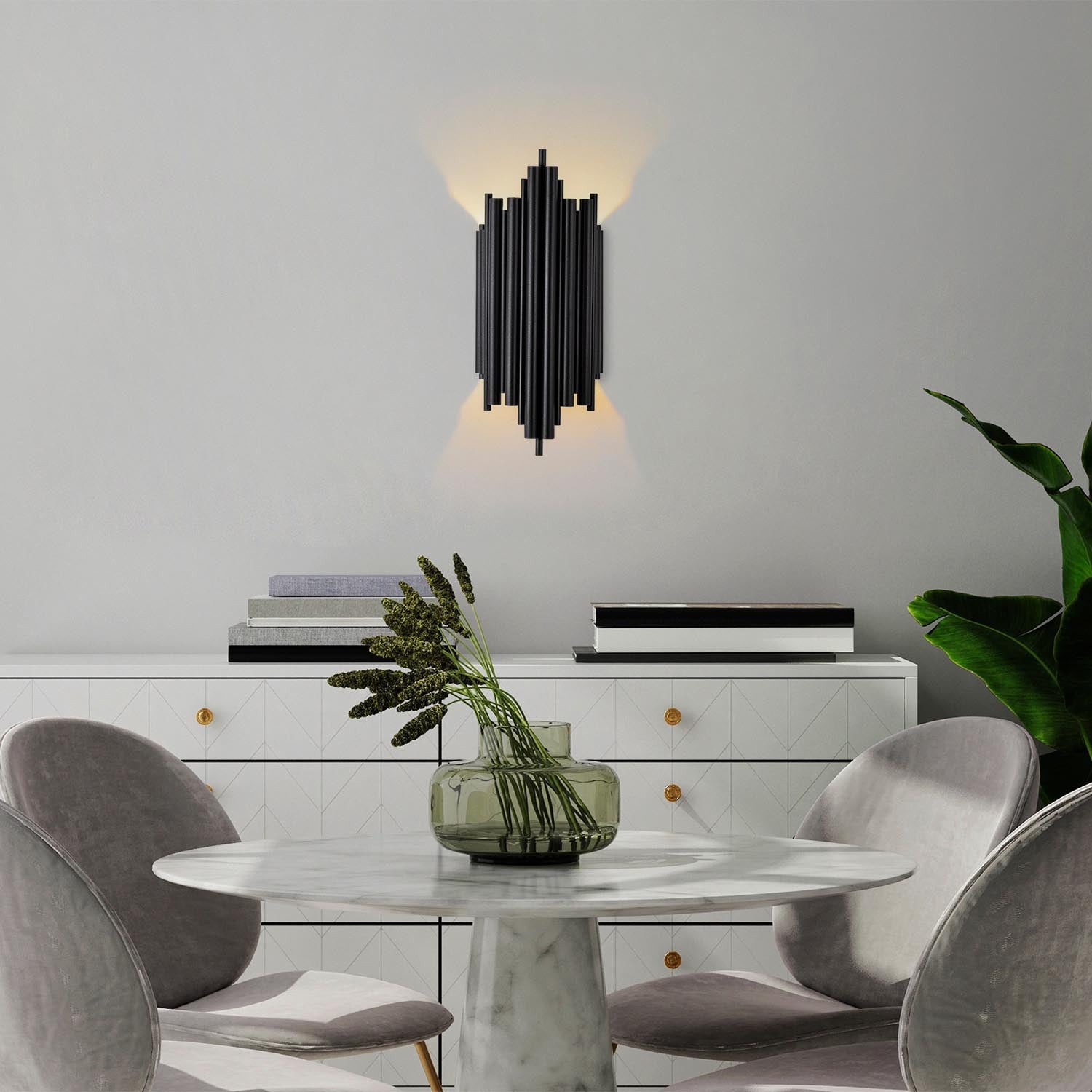 Reis - 13340 in Schwarz präsentiert im Onlineshop von KAQTU Design AG. Wandleuchte ist von Opviq