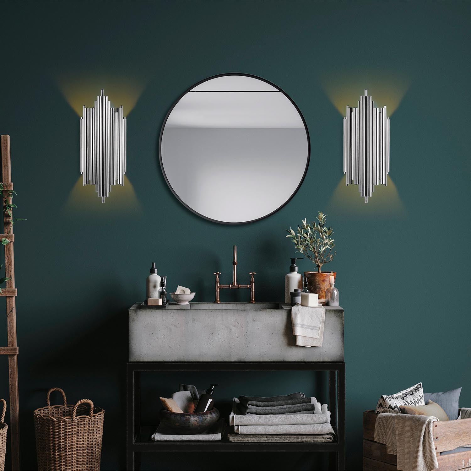 Reis - 13342 in Chrome präsentiert im Onlineshop von KAQTU Design AG. Wandleuchte ist von Opviq