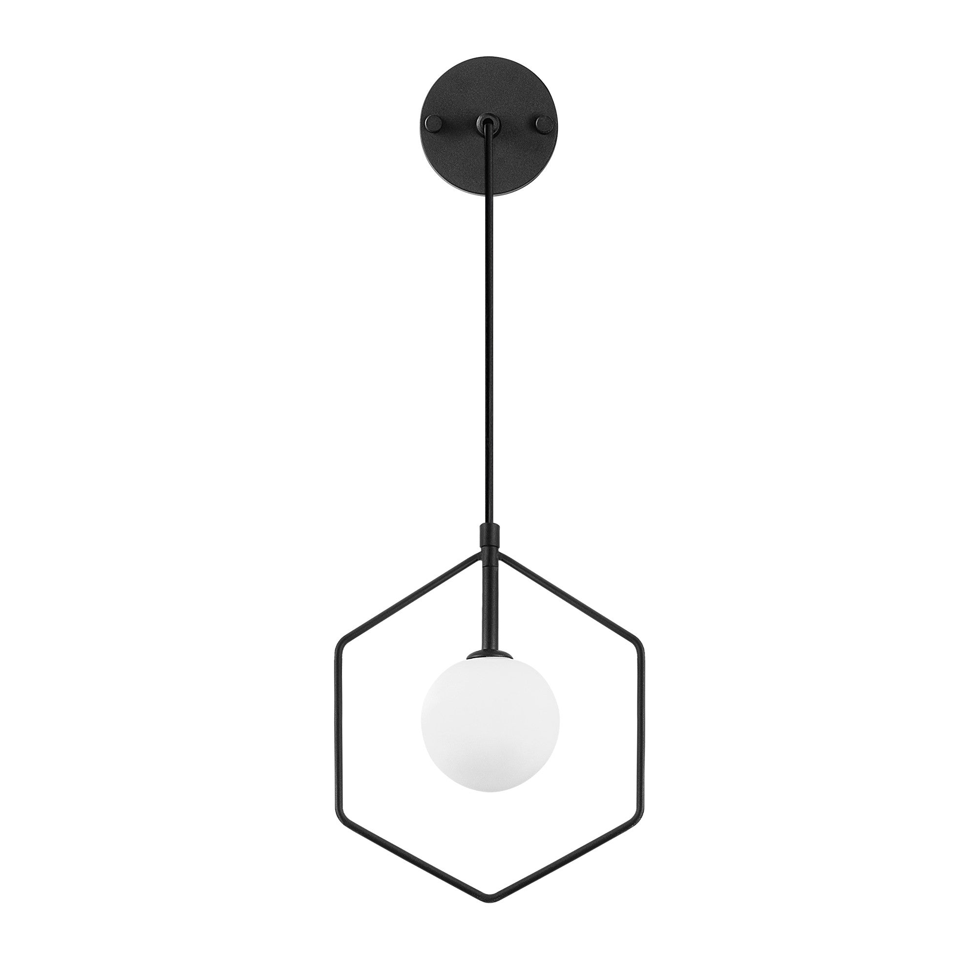 Geometri - 11105 in Schwarz Weiss präsentiert im Onlineshop von KAQTU Design AG. Wandleuchte ist von Opviq