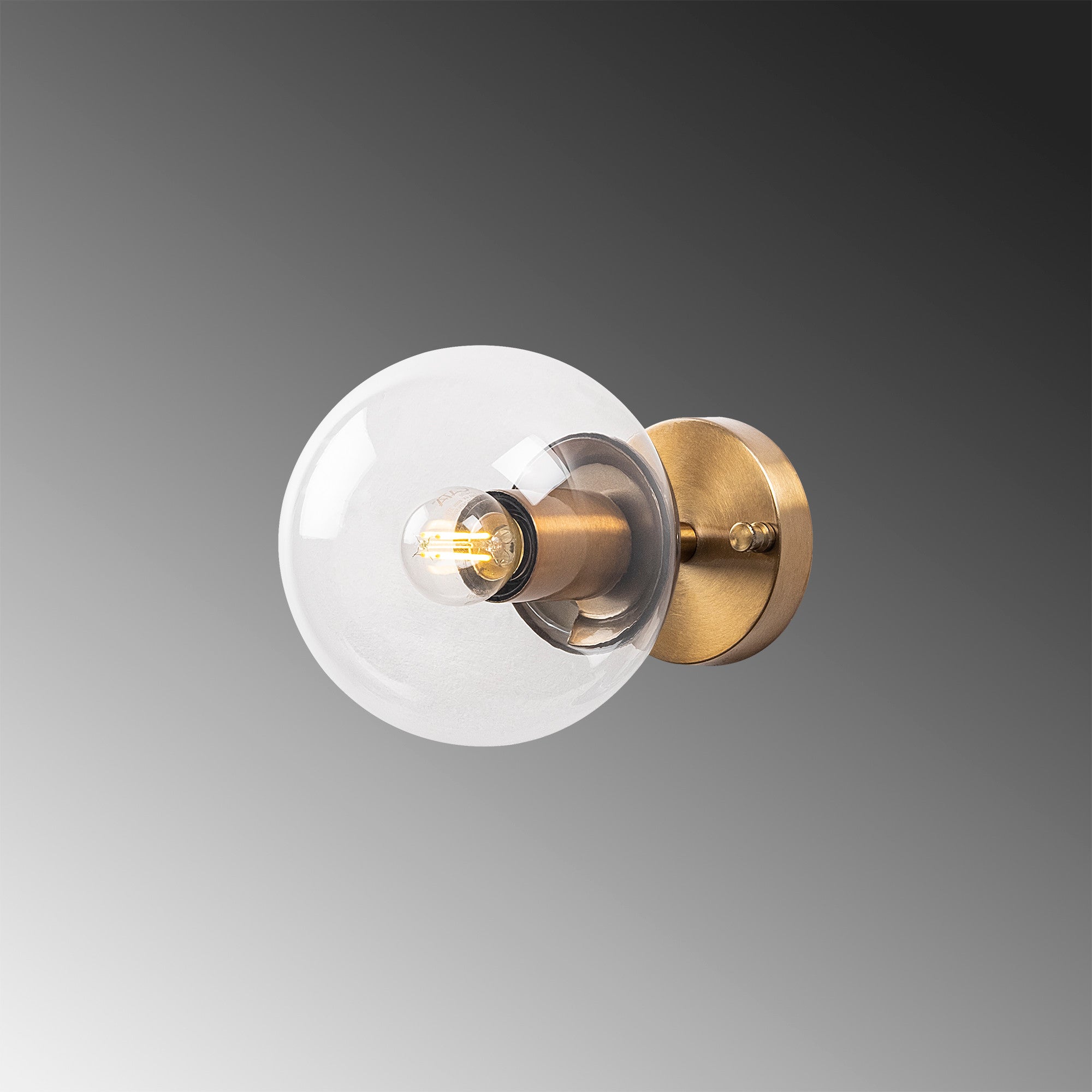 Atmaca - 10235 in Vintage präsentiert im Onlineshop von KAQTU Design AG. Wandleuchte ist von Opviq