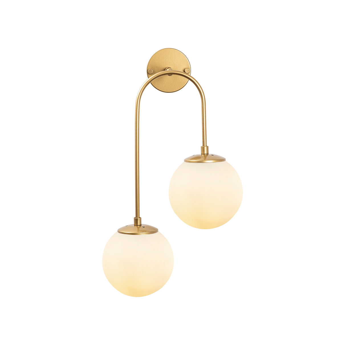 Jewel Wandleuchte - Glänzendes Gold in Glänzendes Gold präsentiert im Onlineshop von KAQTU Design AG. Wandleuchte ist von Opviq