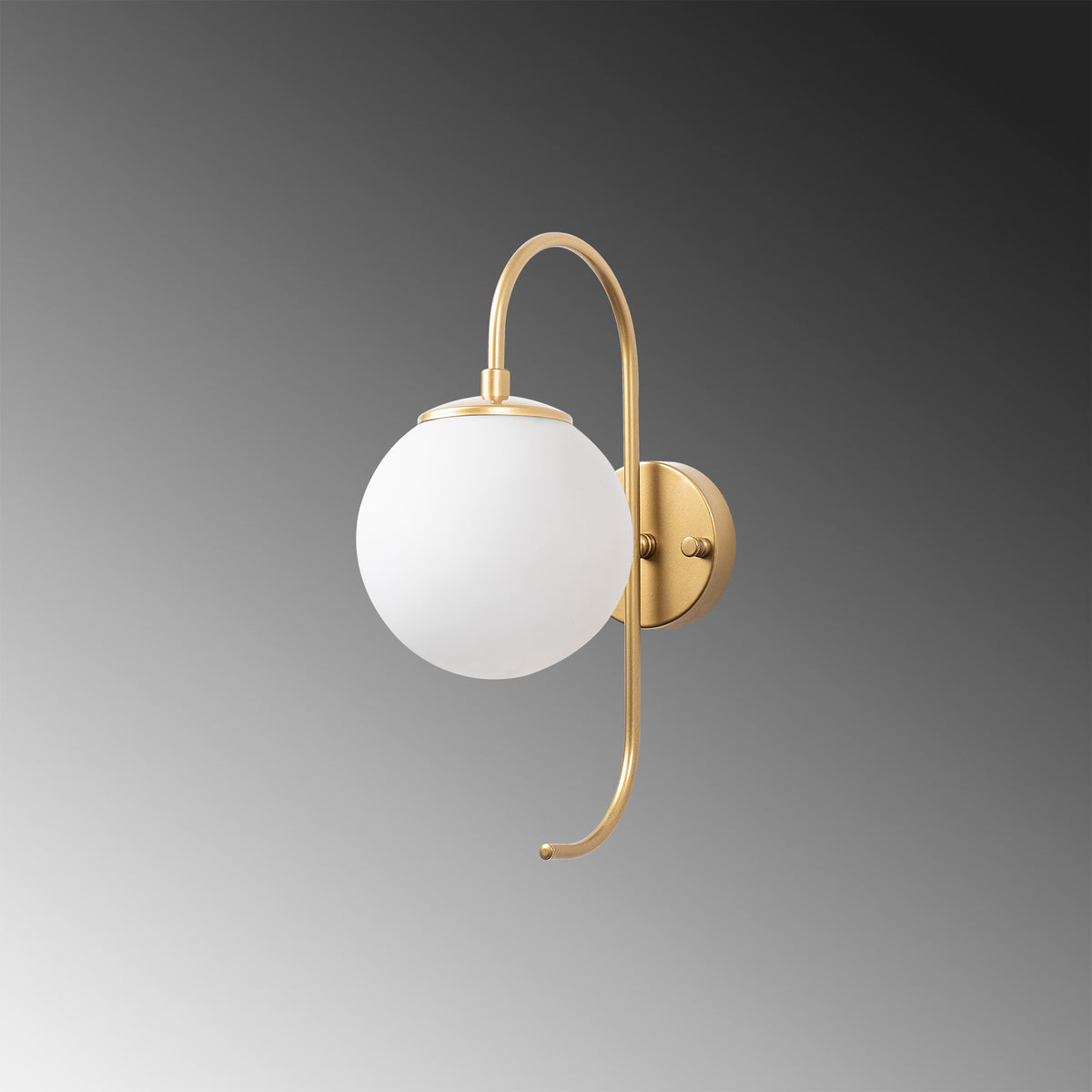 Jewel Wandleuchte - Glänzendes Gold in Glänzendes Gold präsentiert im Onlineshop von KAQTU Design AG. Wandleuchte ist von Opviq