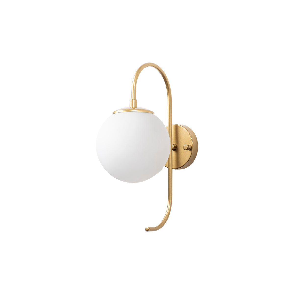 Jewel Wandleuchte - Glänzendes Gold in Glänzendes Gold präsentiert im Onlineshop von KAQTU Design AG. Wandleuchte ist von Opviq