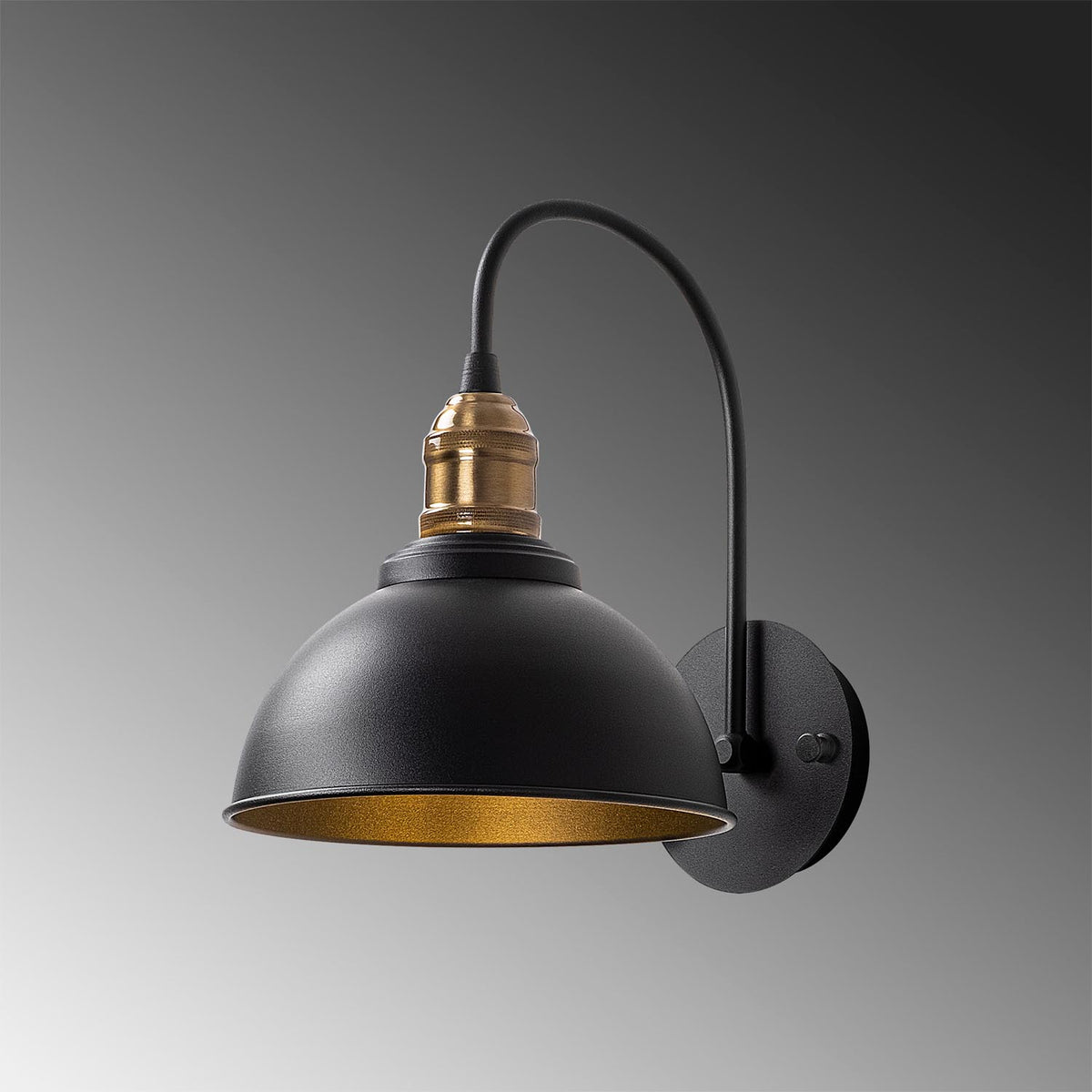 Varzan Wandleuchte - Schwarz Antiquität in Schwarz Antiquität präsentiert im Onlineshop von KAQTU Design AG. Wandleuchte ist von Opviq