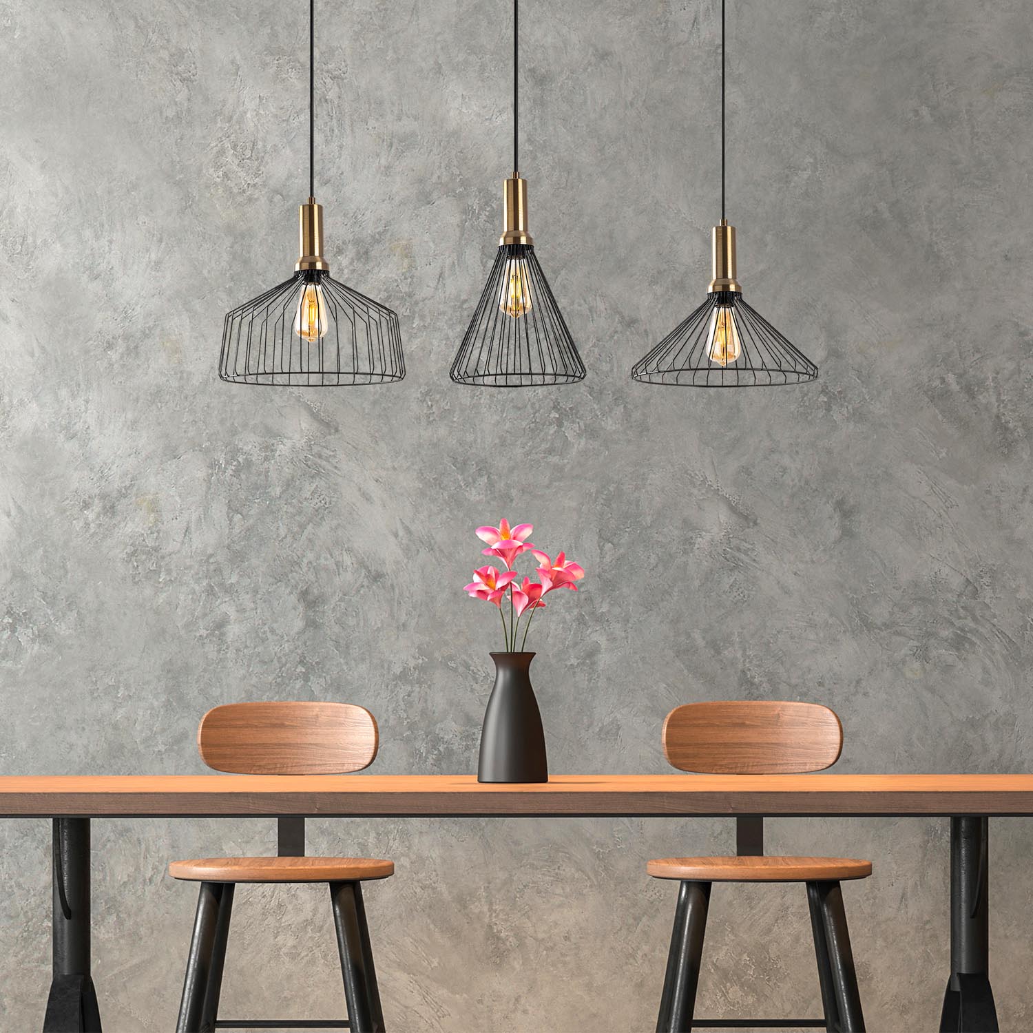 Dear - 11220 in Schwarz Antiquität präsentiert im Onlineshop von KAQTU Design AG. Pendelleuchte ist von Opviq