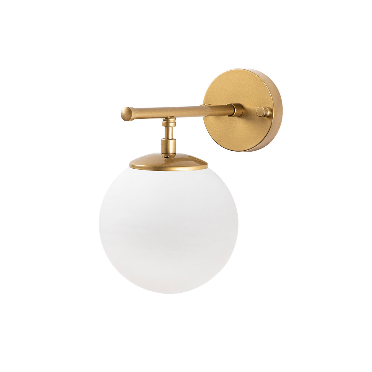 Roe Wandleuchte - Glänzendes Gold in Glänzendes Gold präsentiert im Onlineshop von KAQTU Design AG. Wandleuchte ist von Opviq