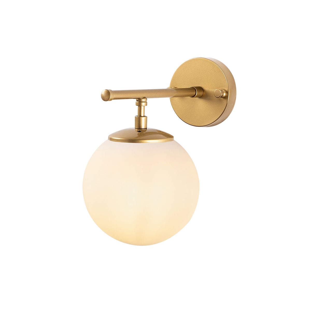 Roe Wandleuchte - Glänzendes Gold in Glänzendes Gold präsentiert im Onlineshop von KAQTU Design AG. Wandleuchte ist von Opviq