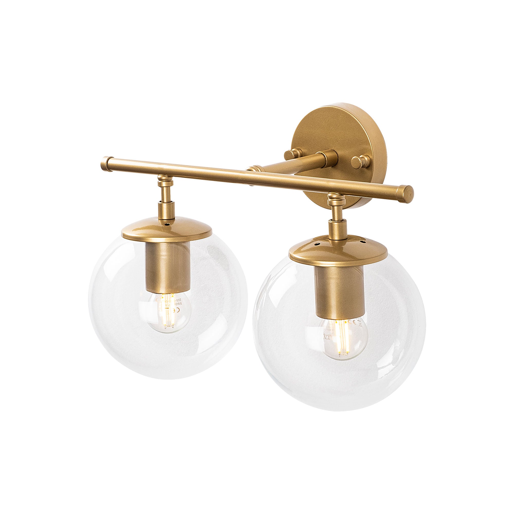 Roe - 10730 in Glänzendes Gold präsentiert im Onlineshop von KAQTU Design AG. Wandleuchte ist von Opviq