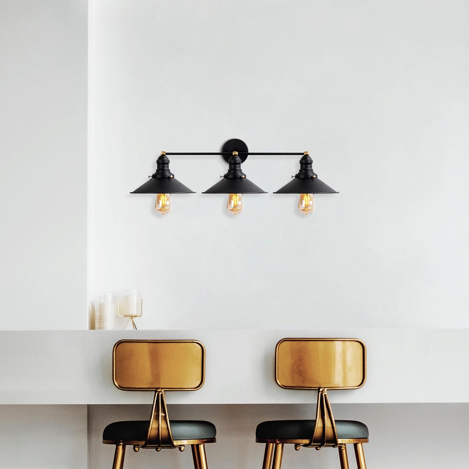 Conical - 12185 in Schwarz Antiquität präsentiert im Onlineshop von KAQTU Design AG. Wandleuchte ist von Opviq