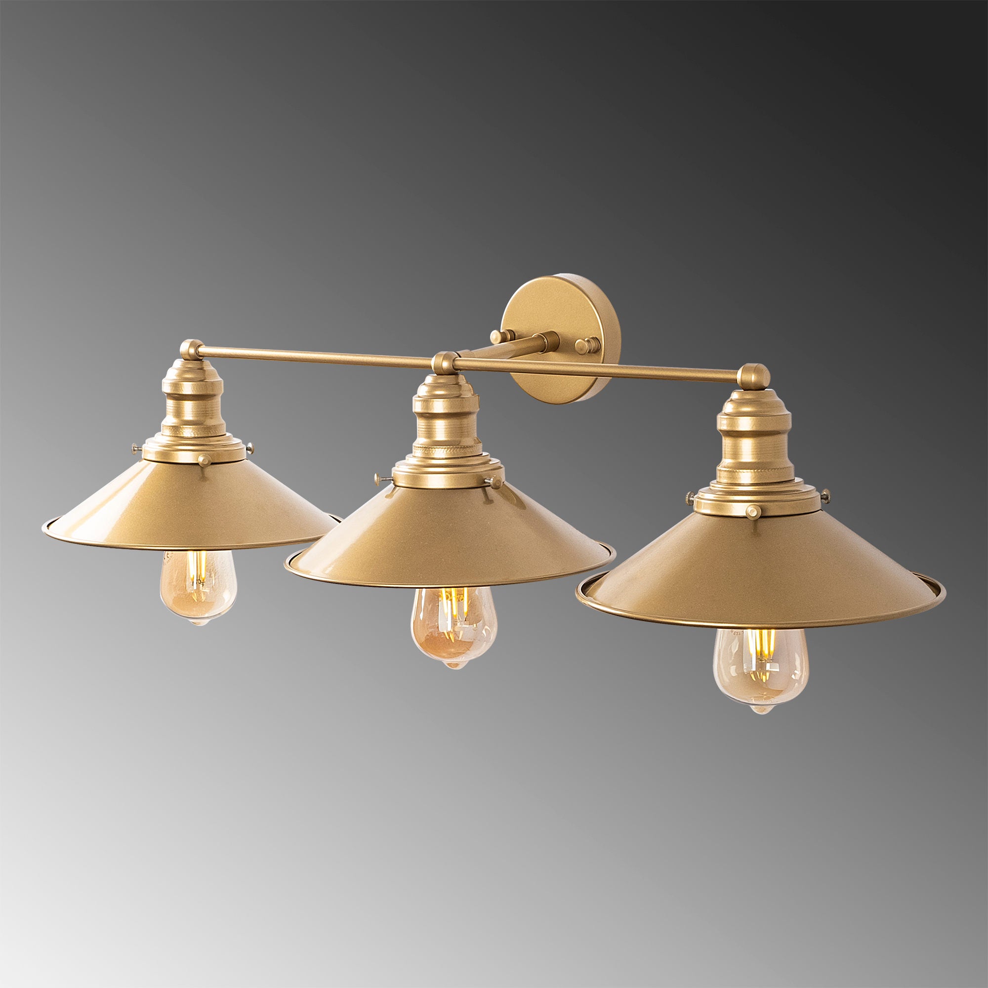 Conical - 12186 in Gold präsentiert im Onlineshop von KAQTU Design AG. Wandleuchte ist von Opviq