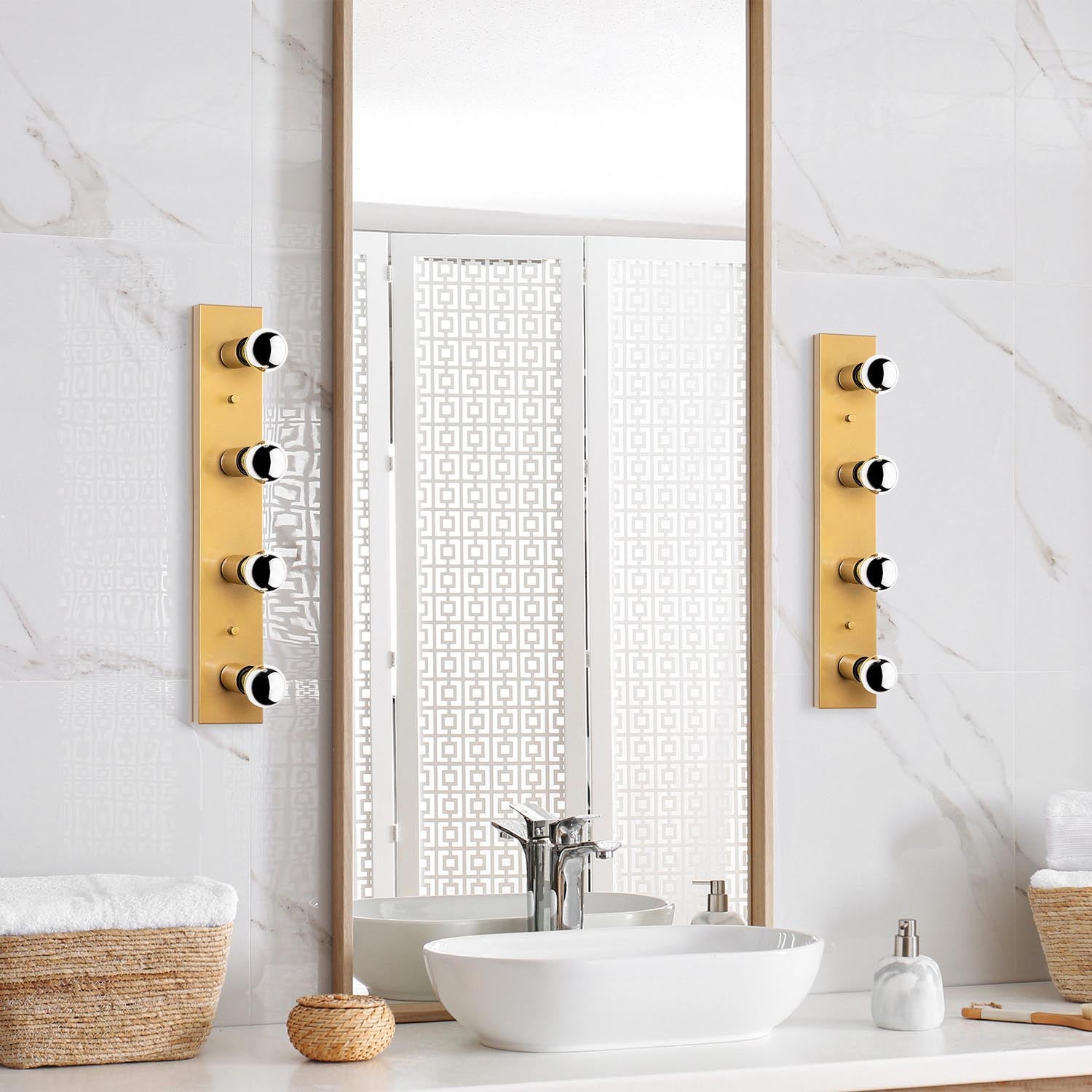 Mirro - 12242 in Gold präsentiert im Onlineshop von KAQTU Design AG. Wandleuchte ist von Opviq