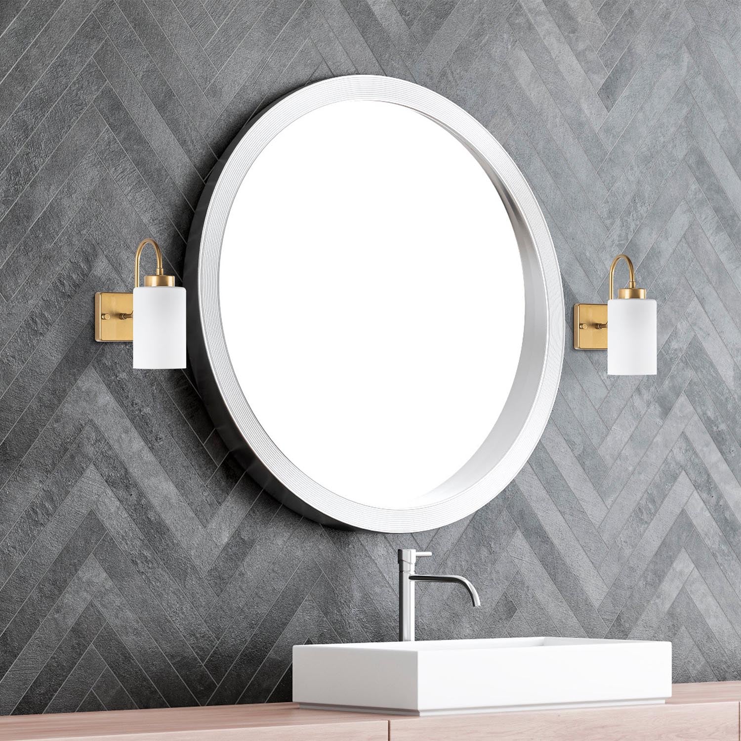Duzsuz - 13140 in Weisses Gold präsentiert im Onlineshop von KAQTU Design AG. Wandleuchte ist von Opviq