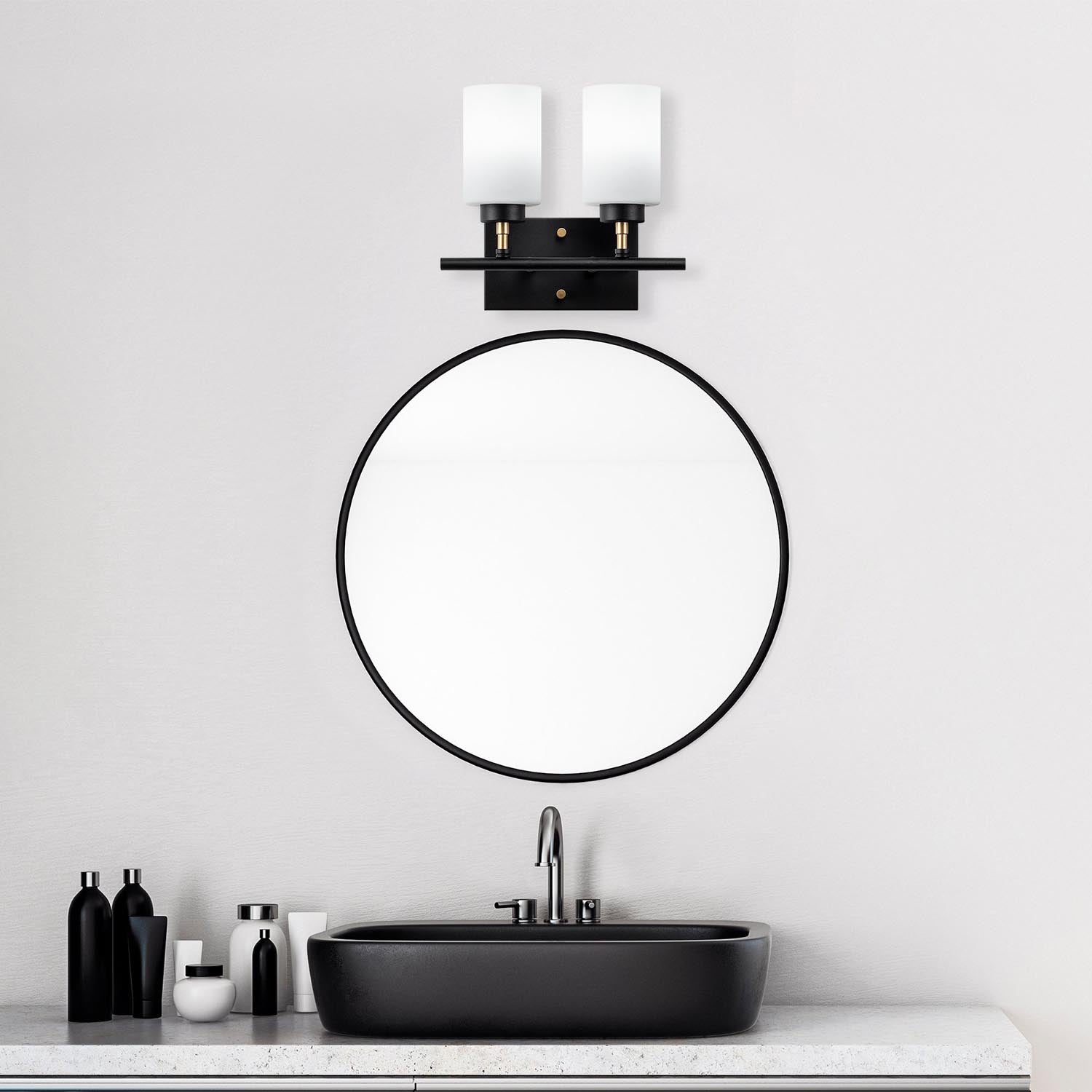 Yensuk - 13122 in Schwarz Gold Weiss präsentiert im Onlineshop von KAQTU Design AG. Wandleuchte ist von Opviq