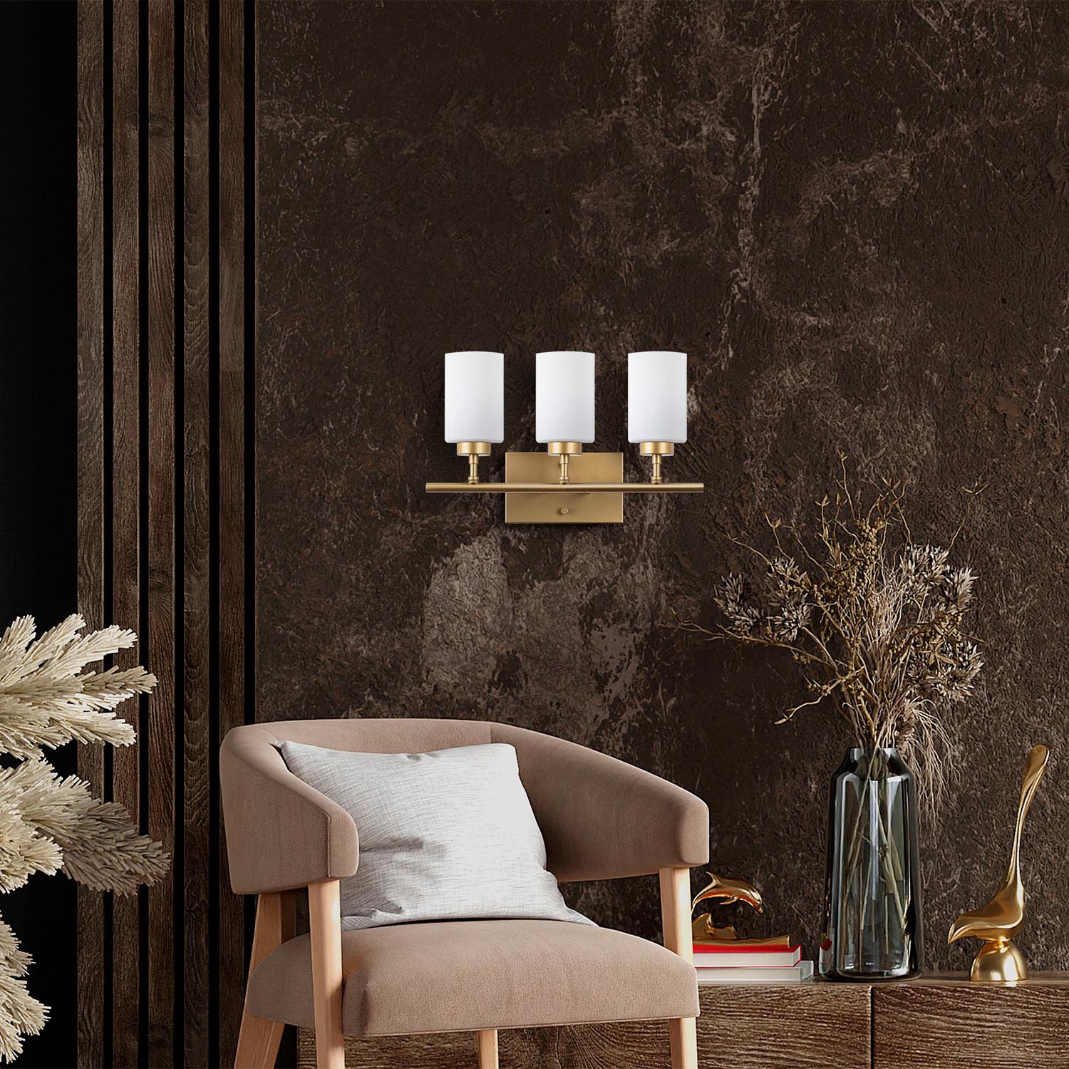 Yensuk - 13125 in Gold präsentiert im Onlineshop von KAQTU Design AG. Wandleuchte ist von Opviq