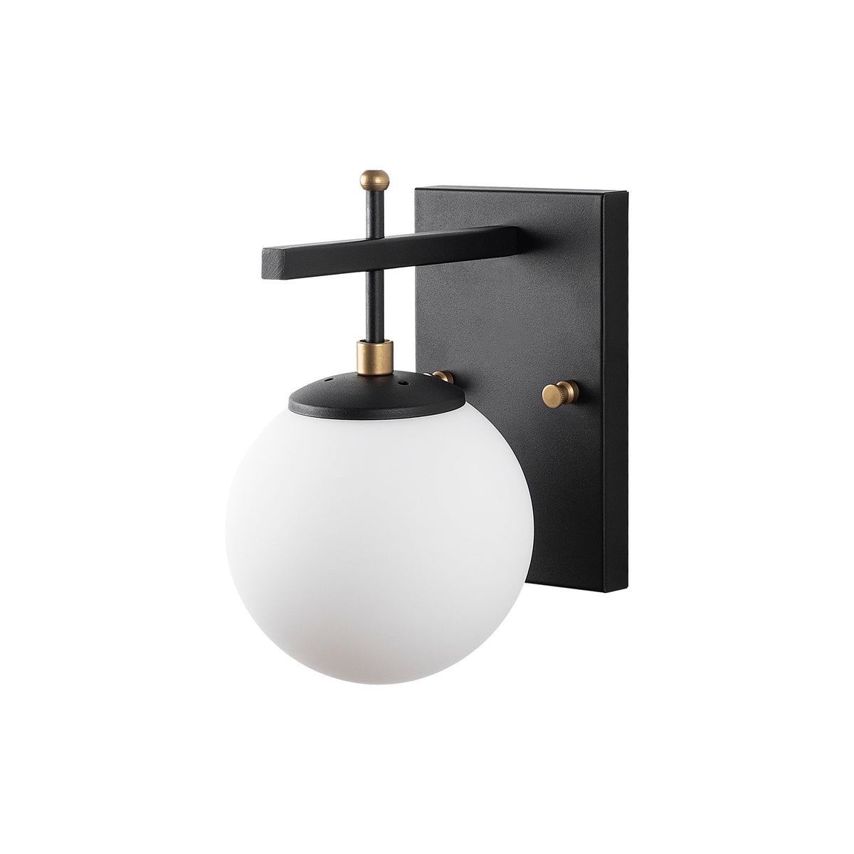 Zahar Wandleuchte - Schwarz
 Antik
 Weiss in Schwarz / Antik / Weiss präsentiert im Onlineshop von KAQTU Design AG. Wandleuchte ist von Opviq