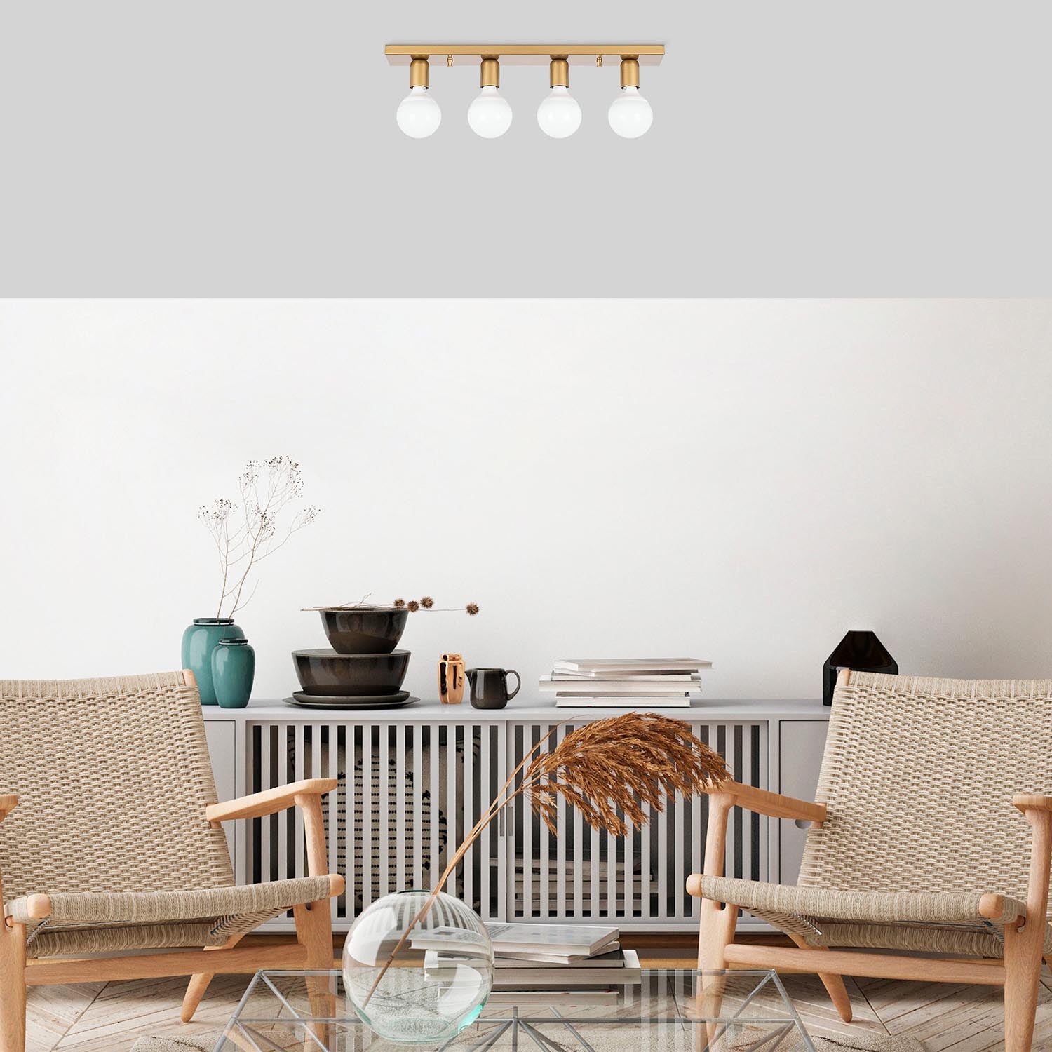 Mirro - 12232 in Gold präsentiert im Onlineshop von KAQTU Design AG. Deckenleuchte ist von Opviq