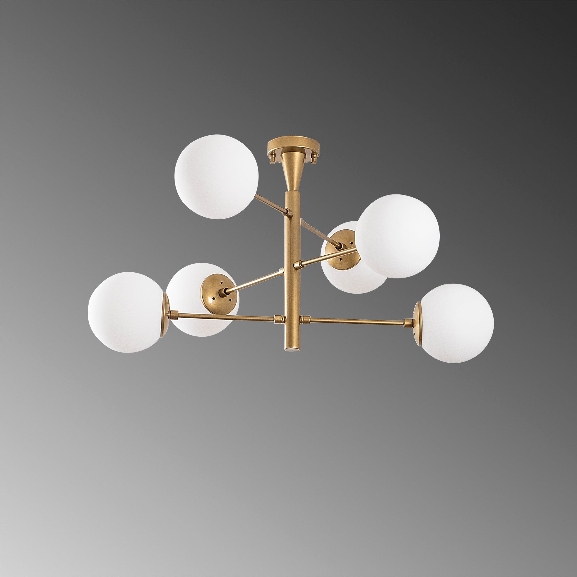 Arge - 10173 in Gold präsentiert im Onlineshop von KAQTU Design AG. Deckenleuchte ist von Opviq