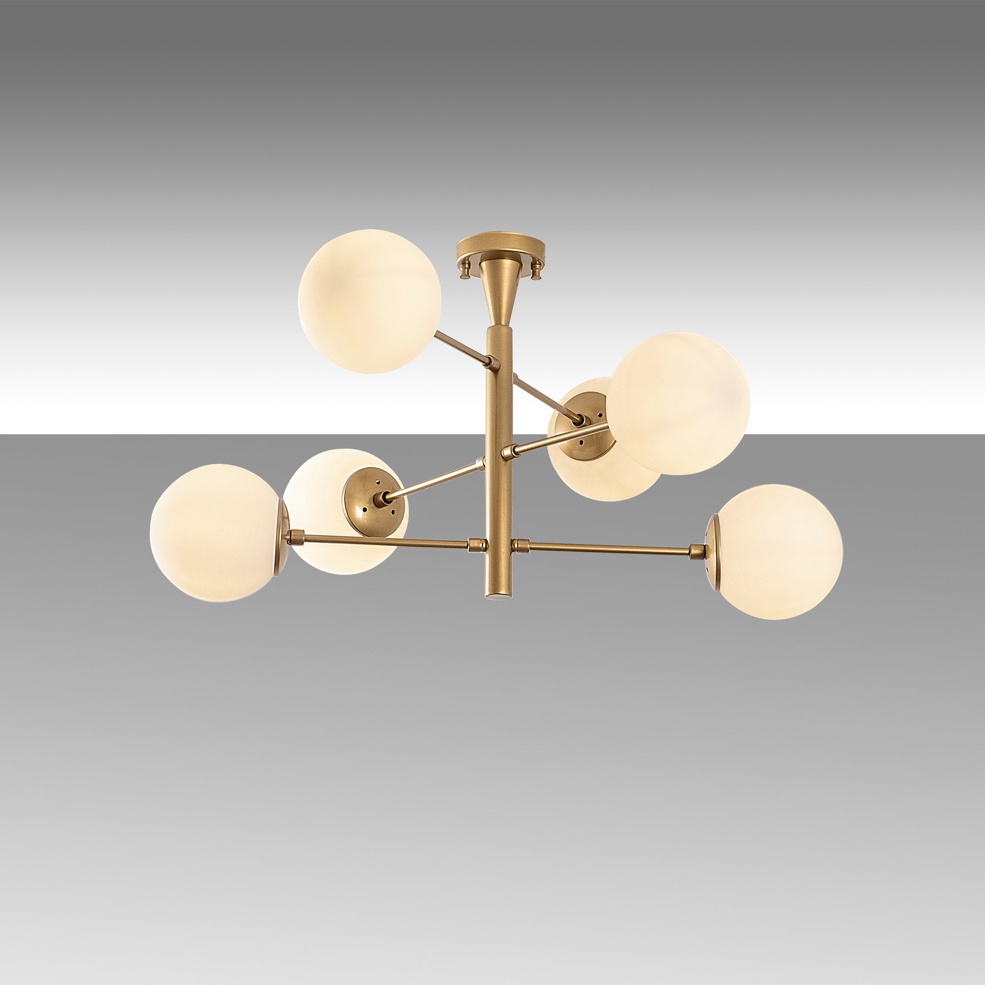 Arge - 10173 in Gold präsentiert im Onlineshop von KAQTU Design AG. Deckenleuchte ist von Opviq