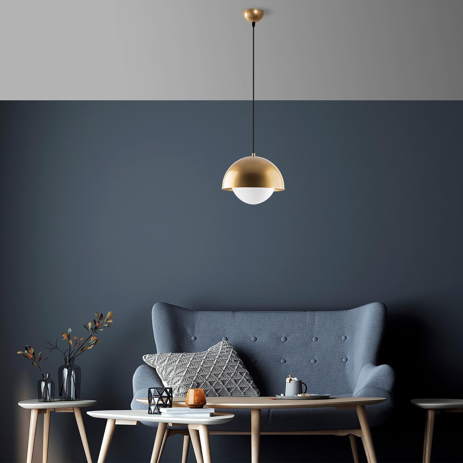 Camgoz - 11029 in Gold präsentiert im Onlineshop von KAQTU Design AG. Pendelleuchte ist von Opviq