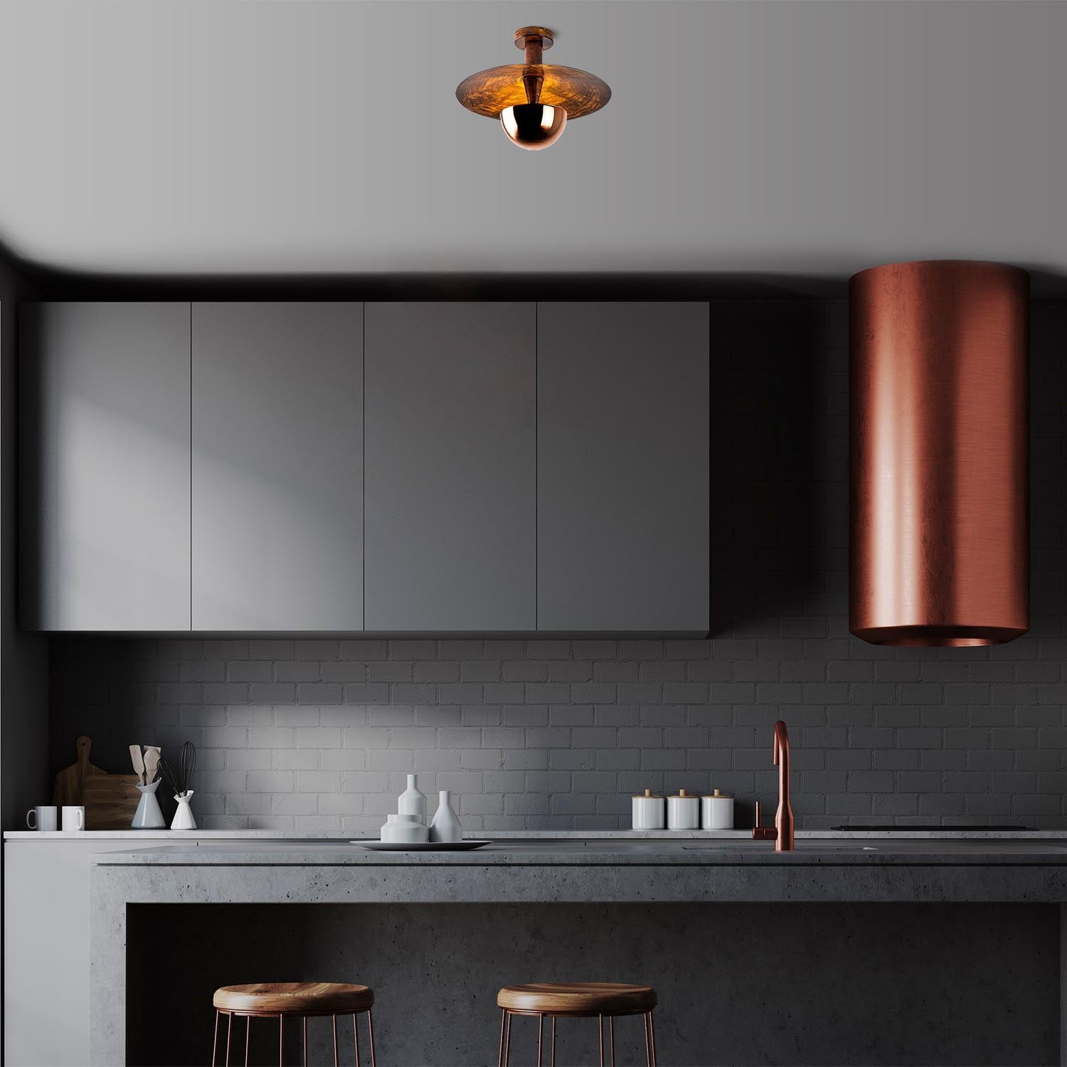 Kurt - 13354 in Kupfer präsentiert im Onlineshop von KAQTU Design AG. Deckenleuchte ist von Opviq