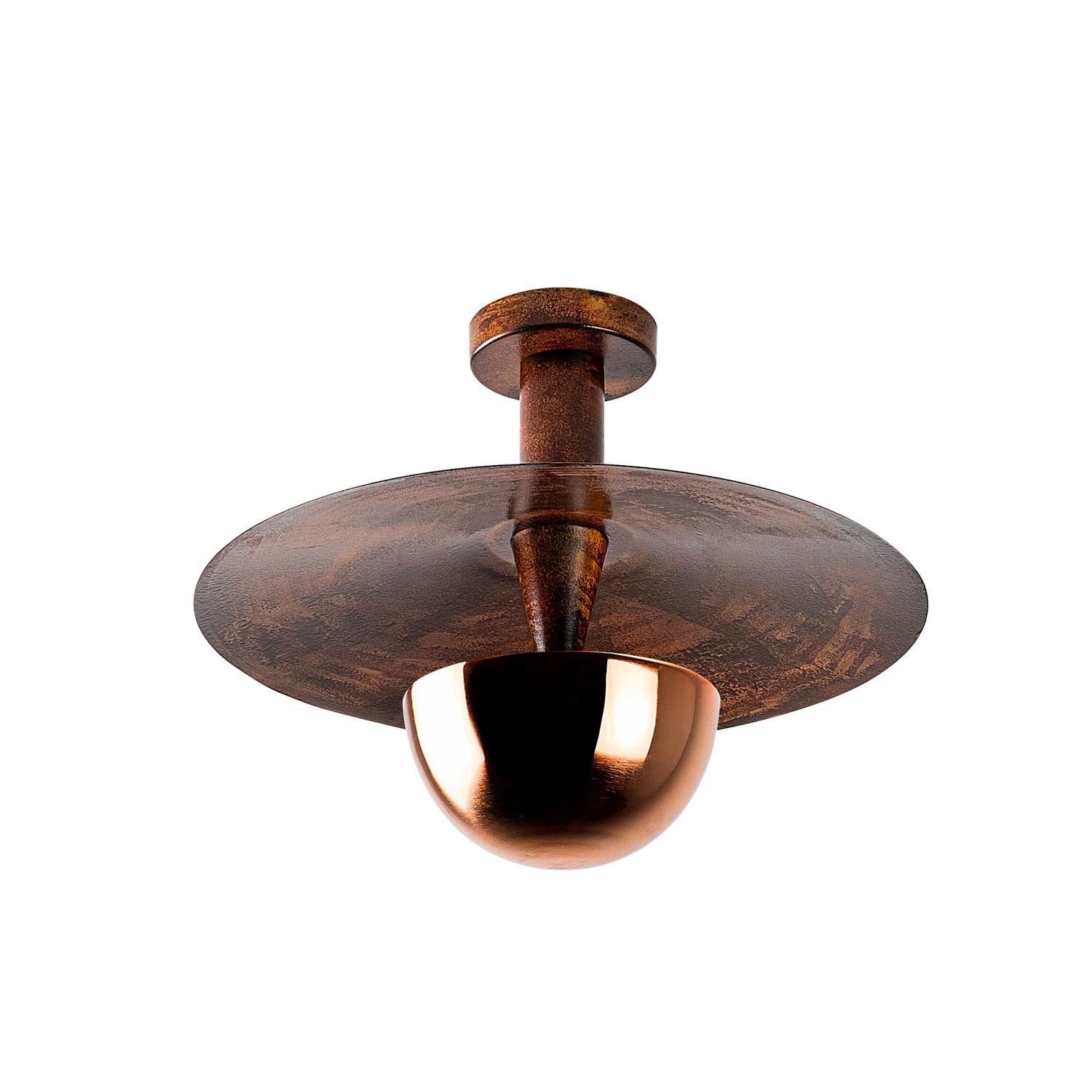 Kurt - 13354 in Kupfer präsentiert im Onlineshop von KAQTU Design AG. Deckenleuchte ist von Opviq