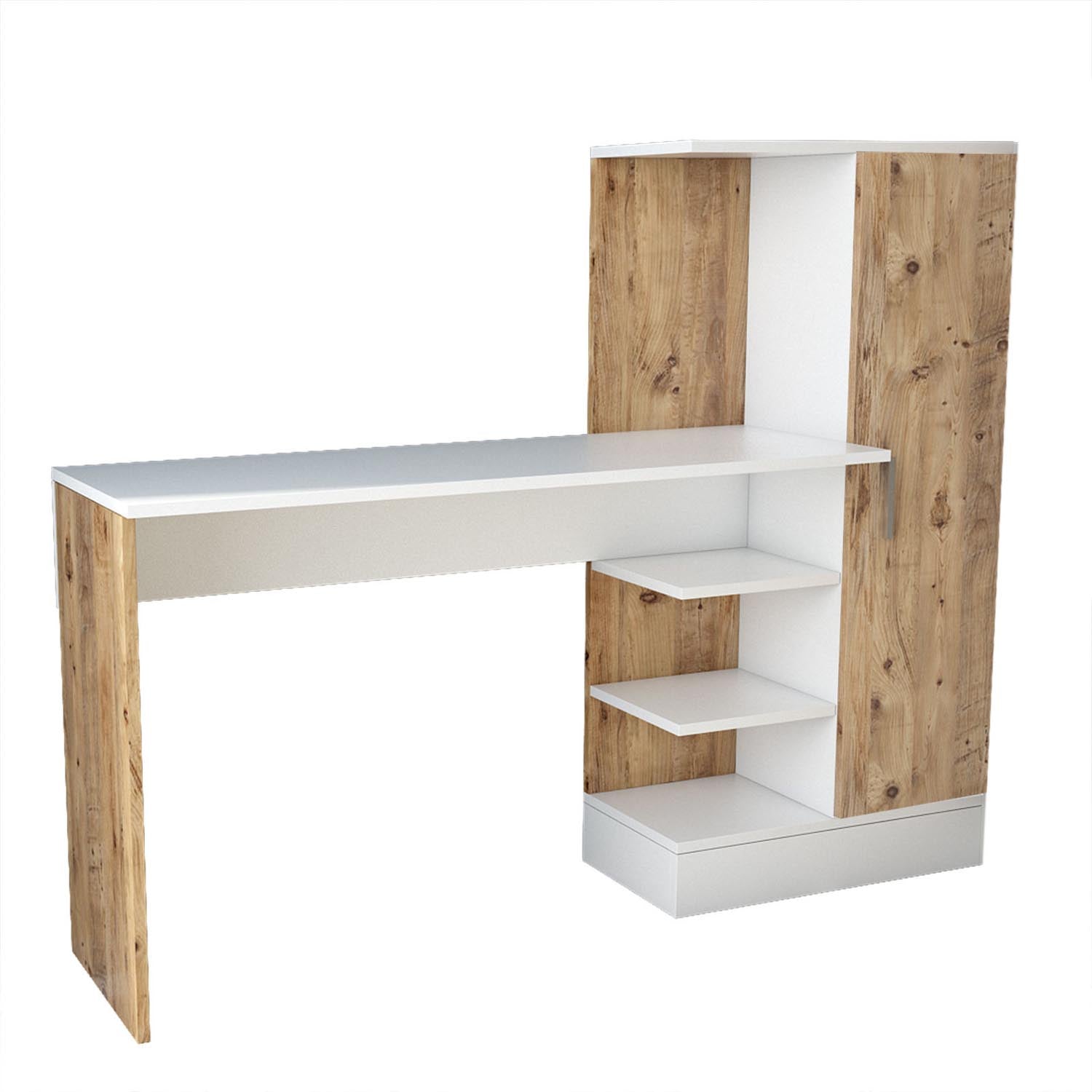 Ct2-Aw in Atlantische Kiefer Weiss präsentiert im Onlineshop von KAQTU Design AG. Schreibtisch ist von Hanah Home