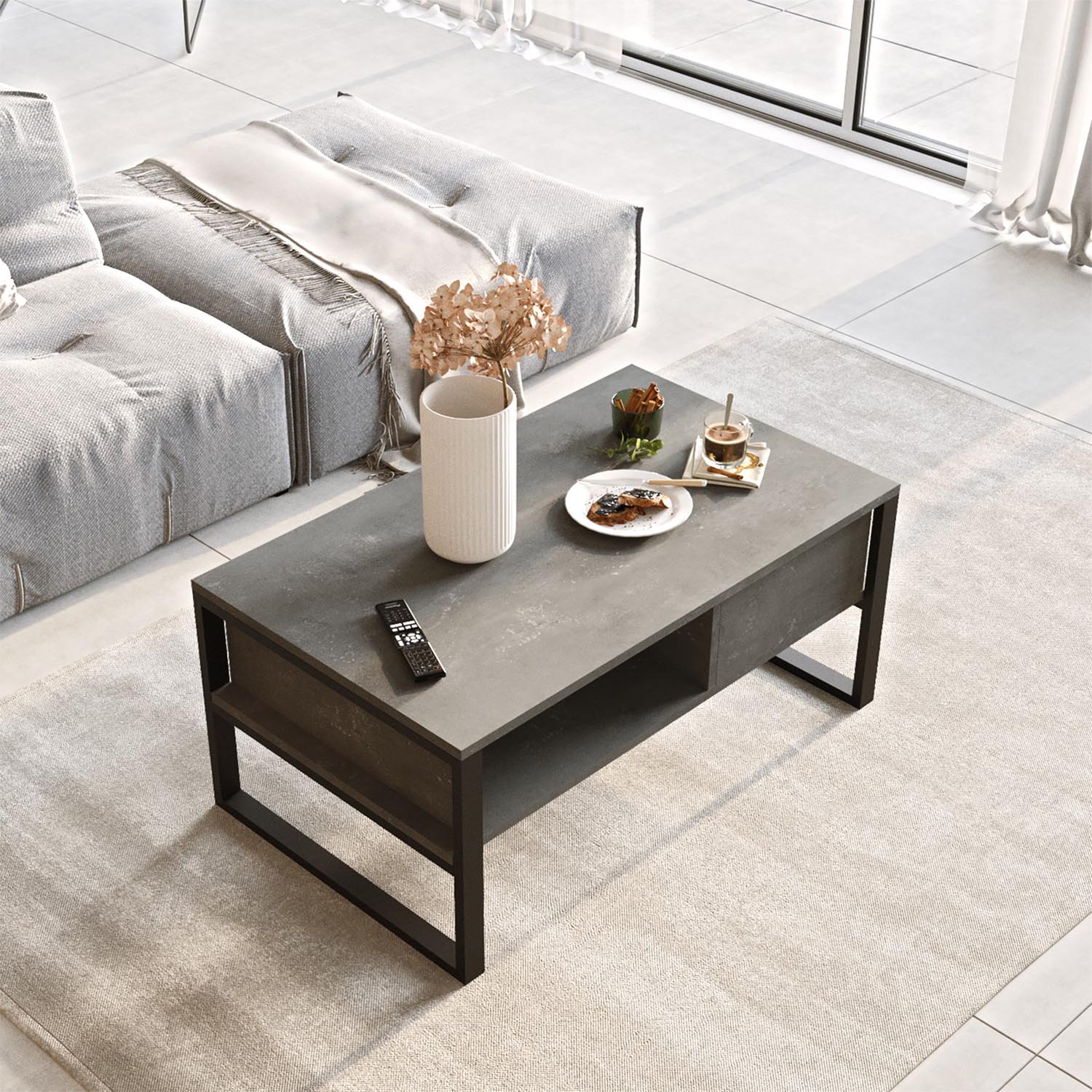 Ml34-Rg in Silber präsentiert im Onlineshop von KAQTU Design AG. Beistelltisch ist von Hanah Home