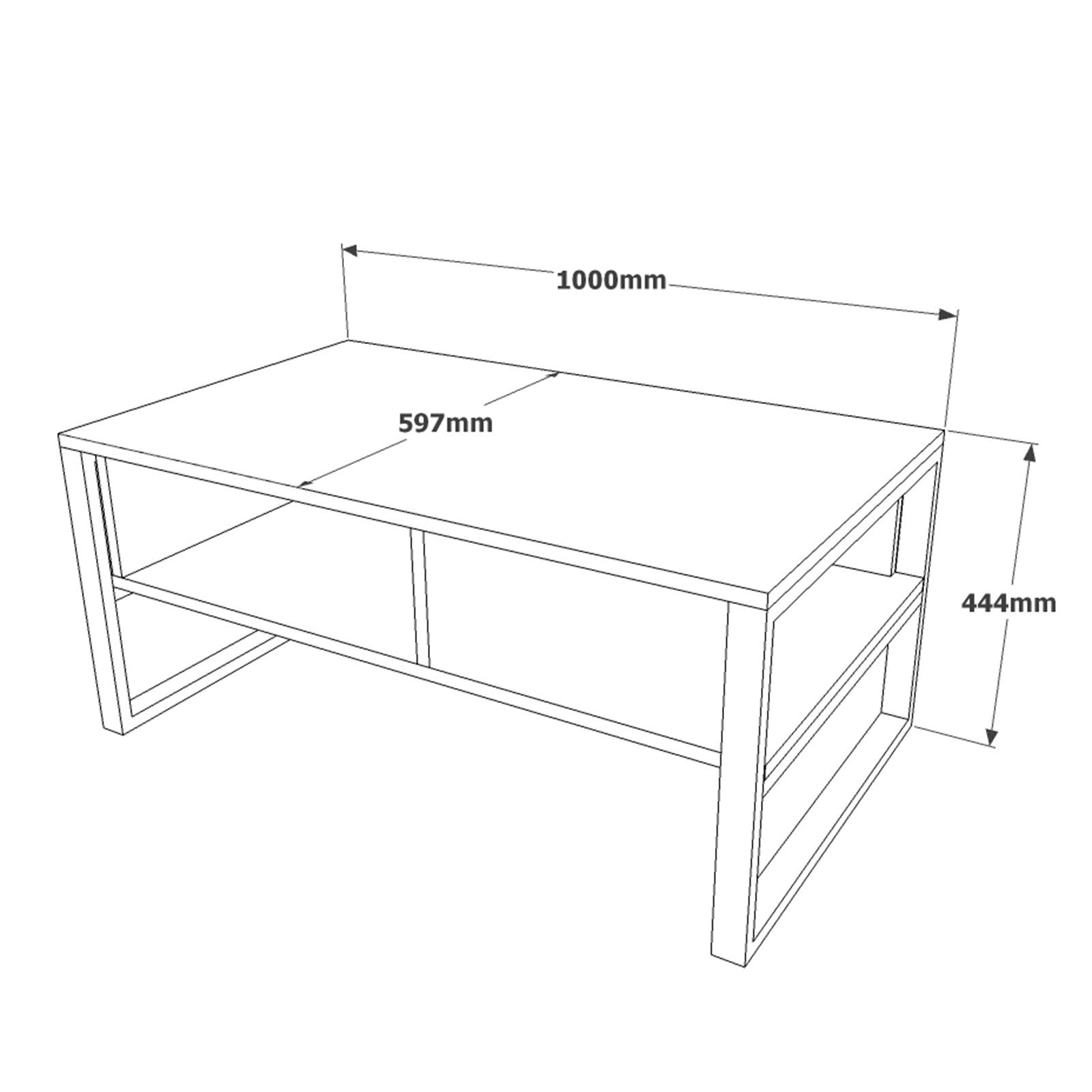 Ml34-A in Atlantische Kiefer präsentiert im Onlineshop von KAQTU Design AG. Beistelltisch ist von Hanah Home