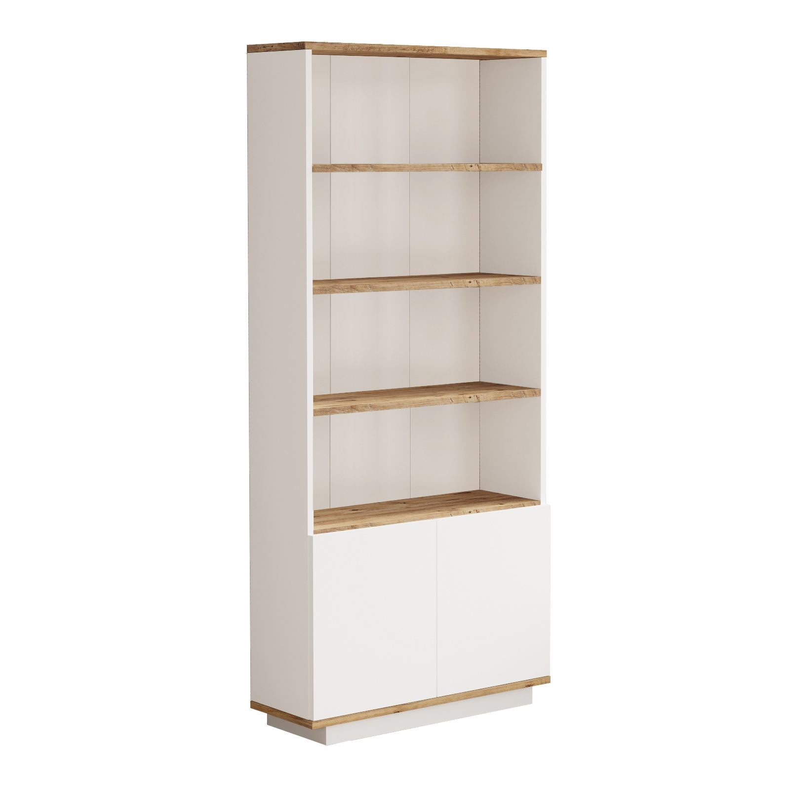 Fr16-Aw in Atlantische Kiefer Weiss präsentiert im Onlineshop von KAQTU Design AG. Bücherregal ist von Hanah Home