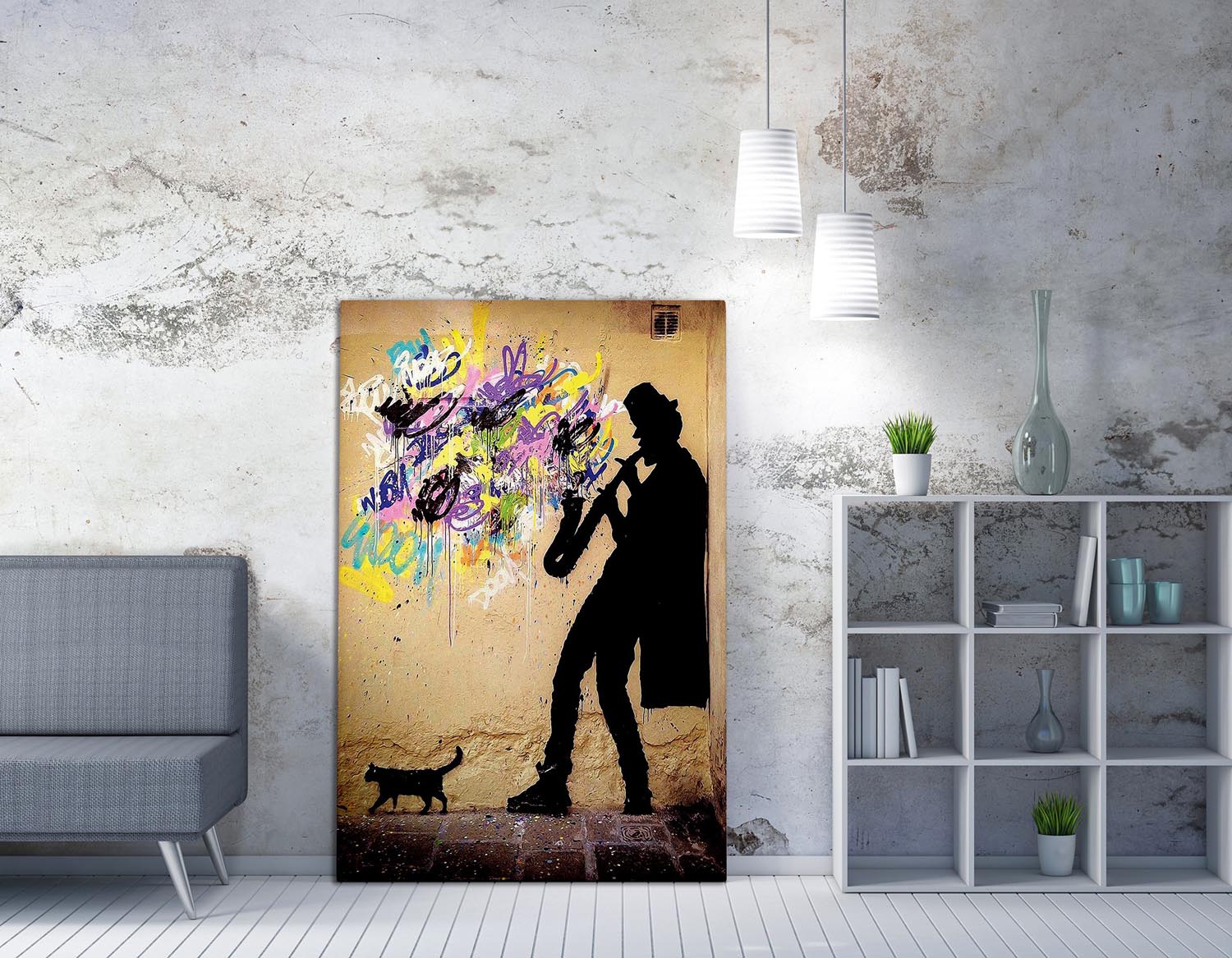 WY40 (50 x 70) in Mehrfarbig präsentiert im Onlineshop von KAQTU Design AG. Bild ist von Wallity