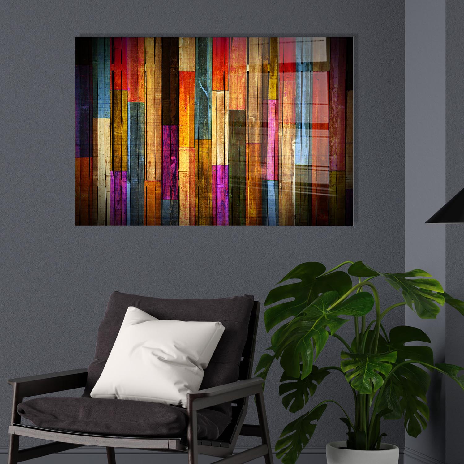 UV-002 - 70 x 100 in Mehrfarbig präsentiert im Onlineshop von KAQTU Design AG. Bild ist von Wallity
